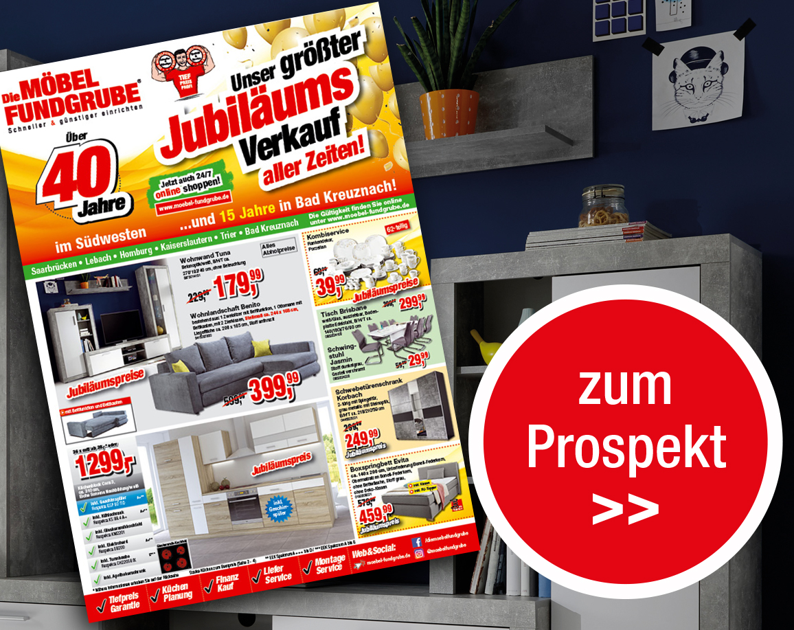 Unsere aktuellen Prospekte | Die Möbelfundgrube