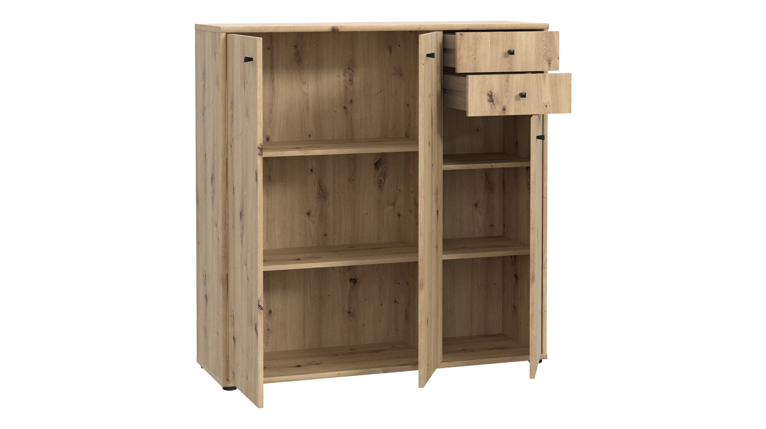 Kommode mit Schubladen Artisan Eiche 111 cm - TEMPRA