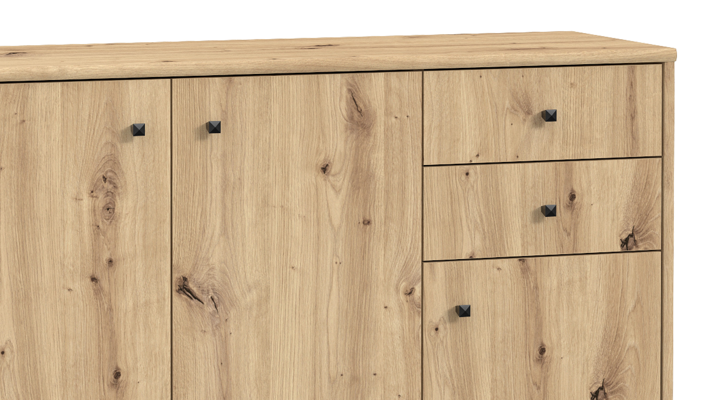 Kommode mit Schubladen Artisan Eiche 109 cm - TEMPRA