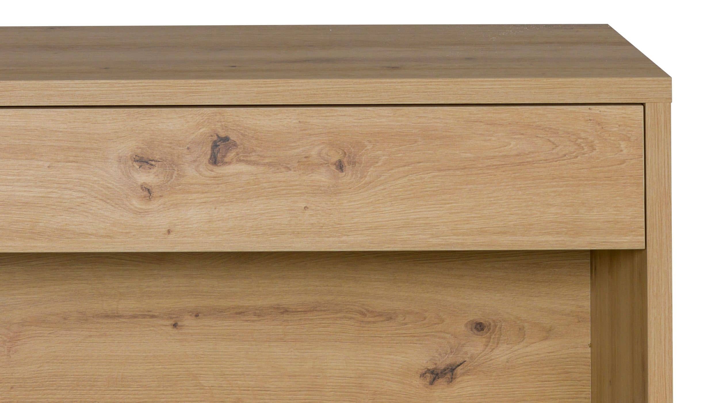 Schminktisch mit Schublade Artisan Eiche 100 cm - ESPRESSO