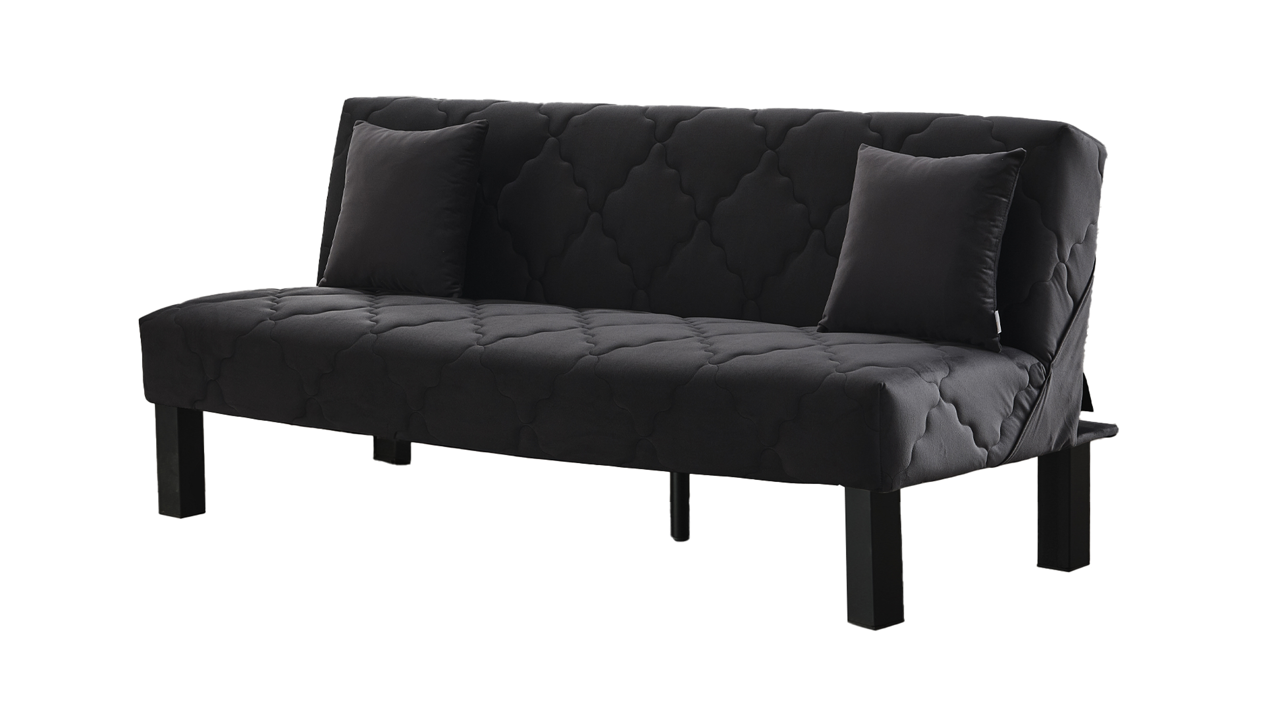 Einzelsofa 3-Sitzer anthrazit Schlaffunktion - 190 cm - MEXICO