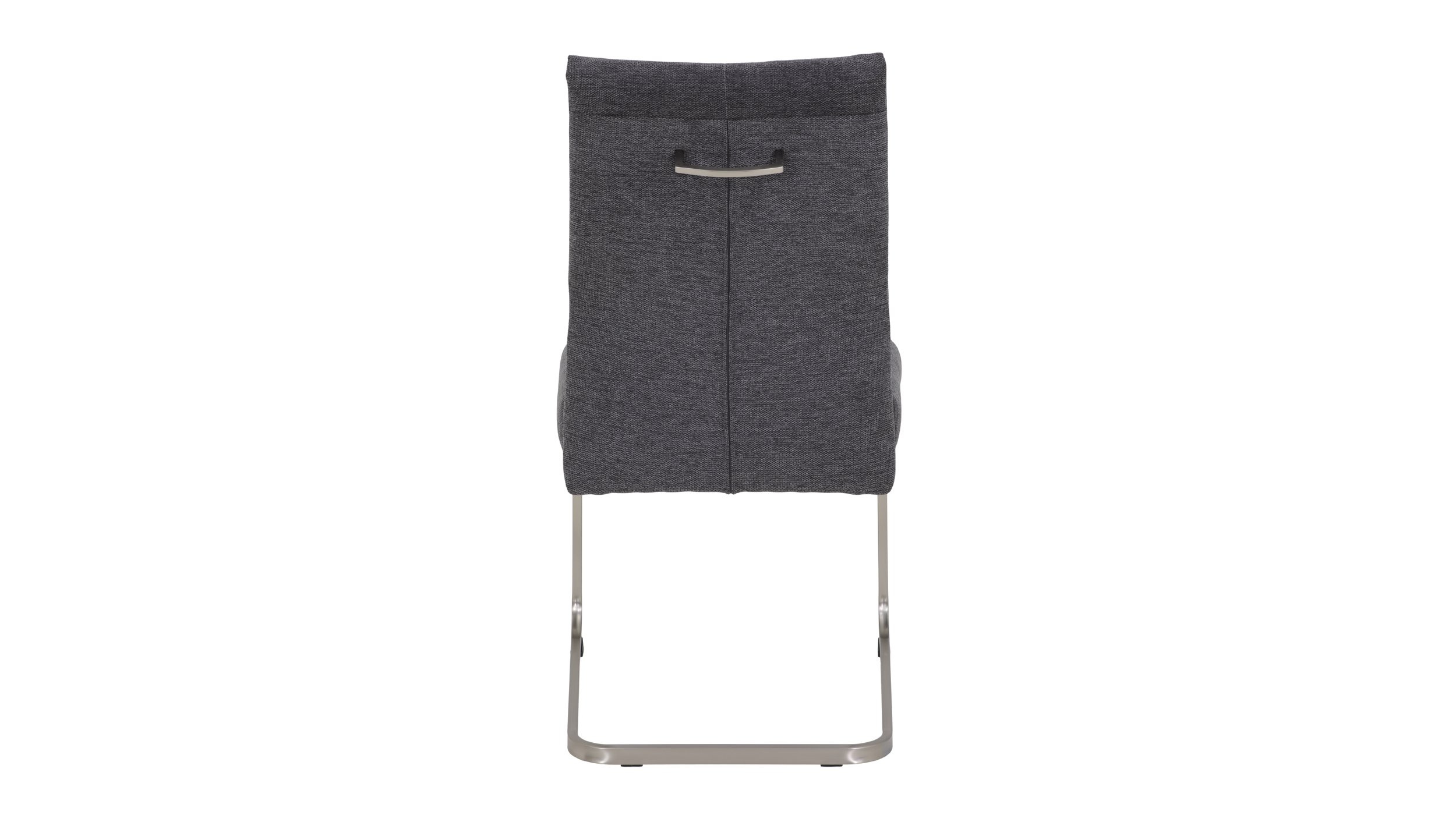 Schwingstuhl für Esszimmer anthrazit Webstoff - INES