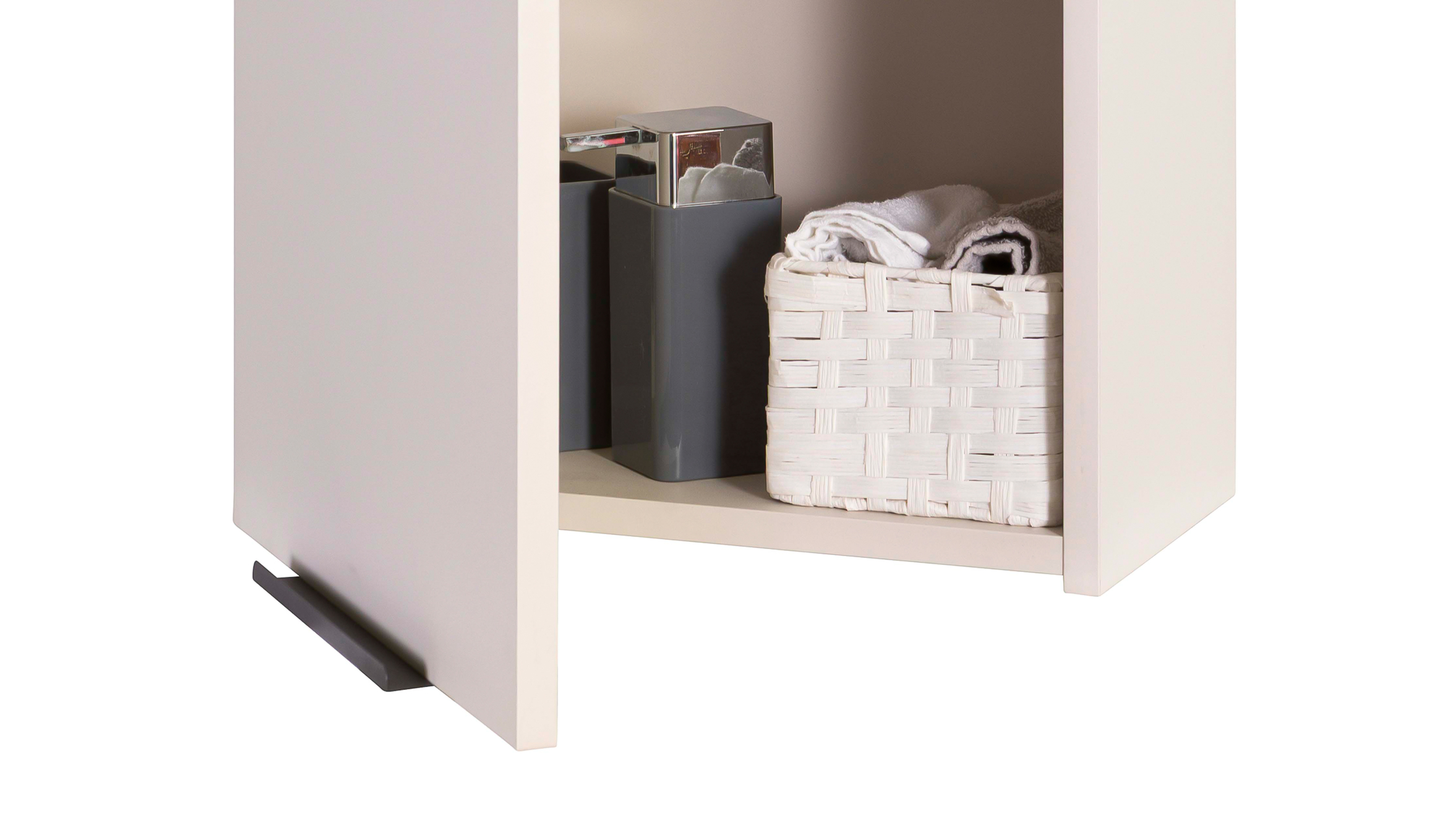 Bad Hängeschrank beige - Marmoroptik 1-türig Breite 40 cm - PROMESSA