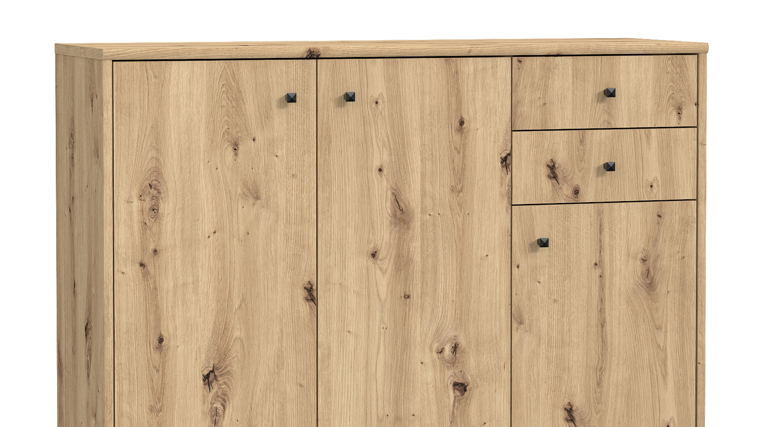 Kommode mit Schubladen Artisan Eiche 111 cm - TEMPRA