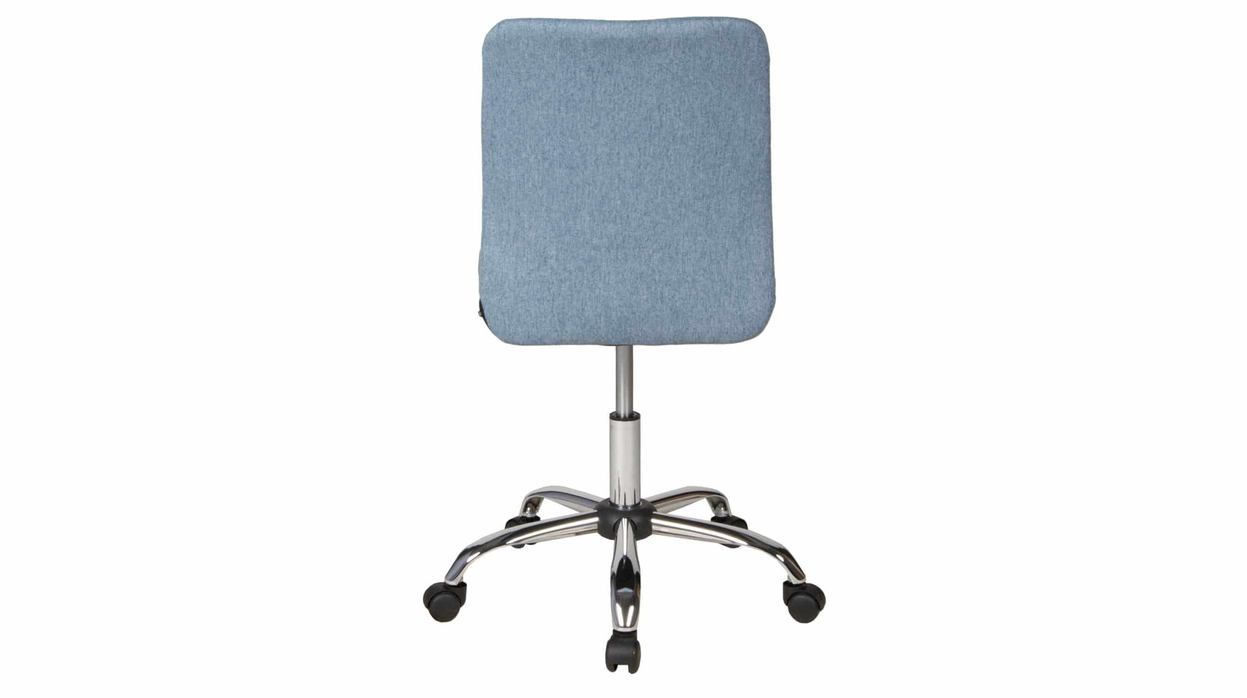 Bürostuhl Drehstuhl höhenverstellbar Mikrofaser blau - MILO