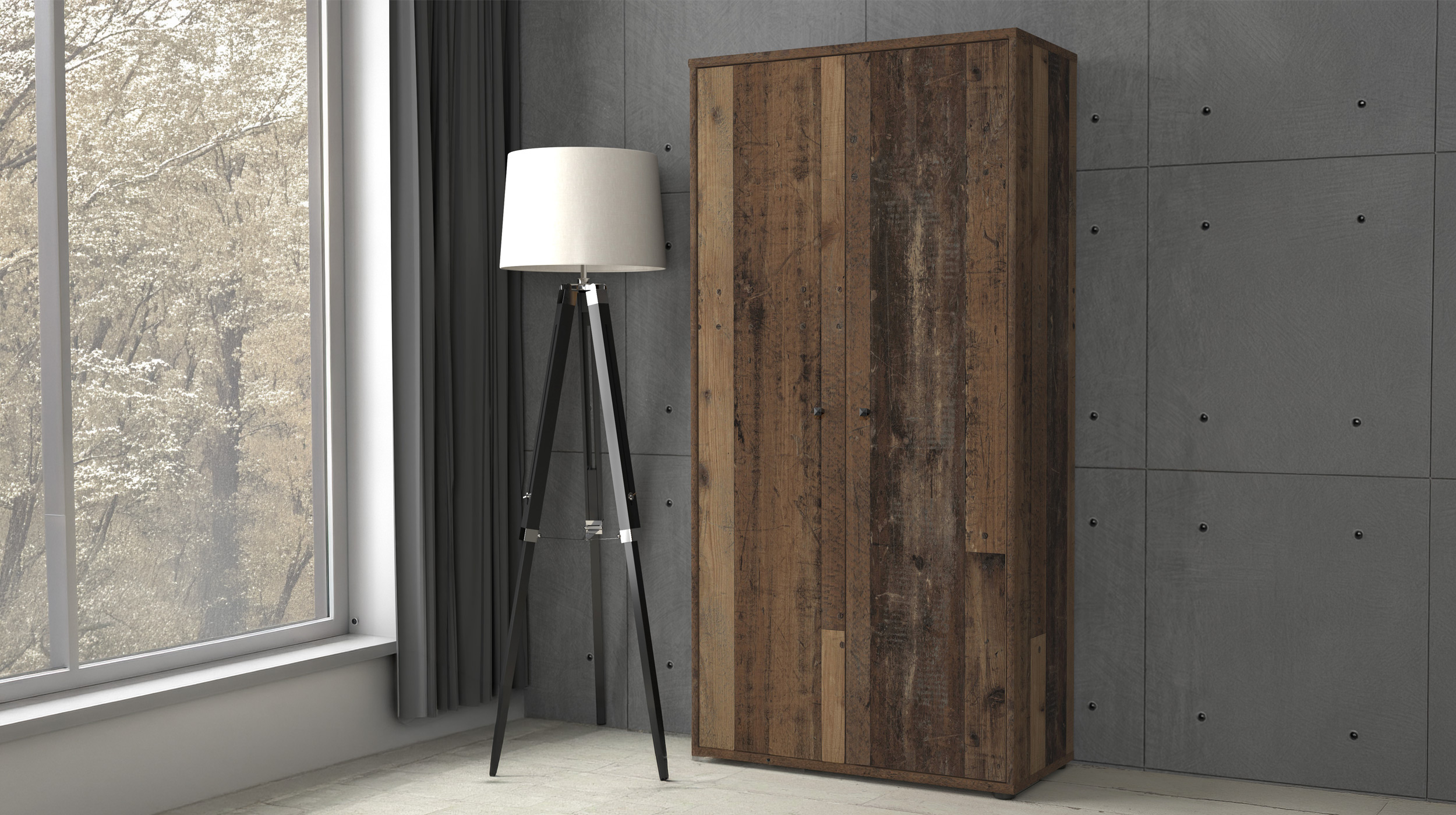Mehrzweckschrank Old Wood 74 x 35 cm - TEMPRA kschrank Old wood Vintage 74 x 35 cm - TEMPRA