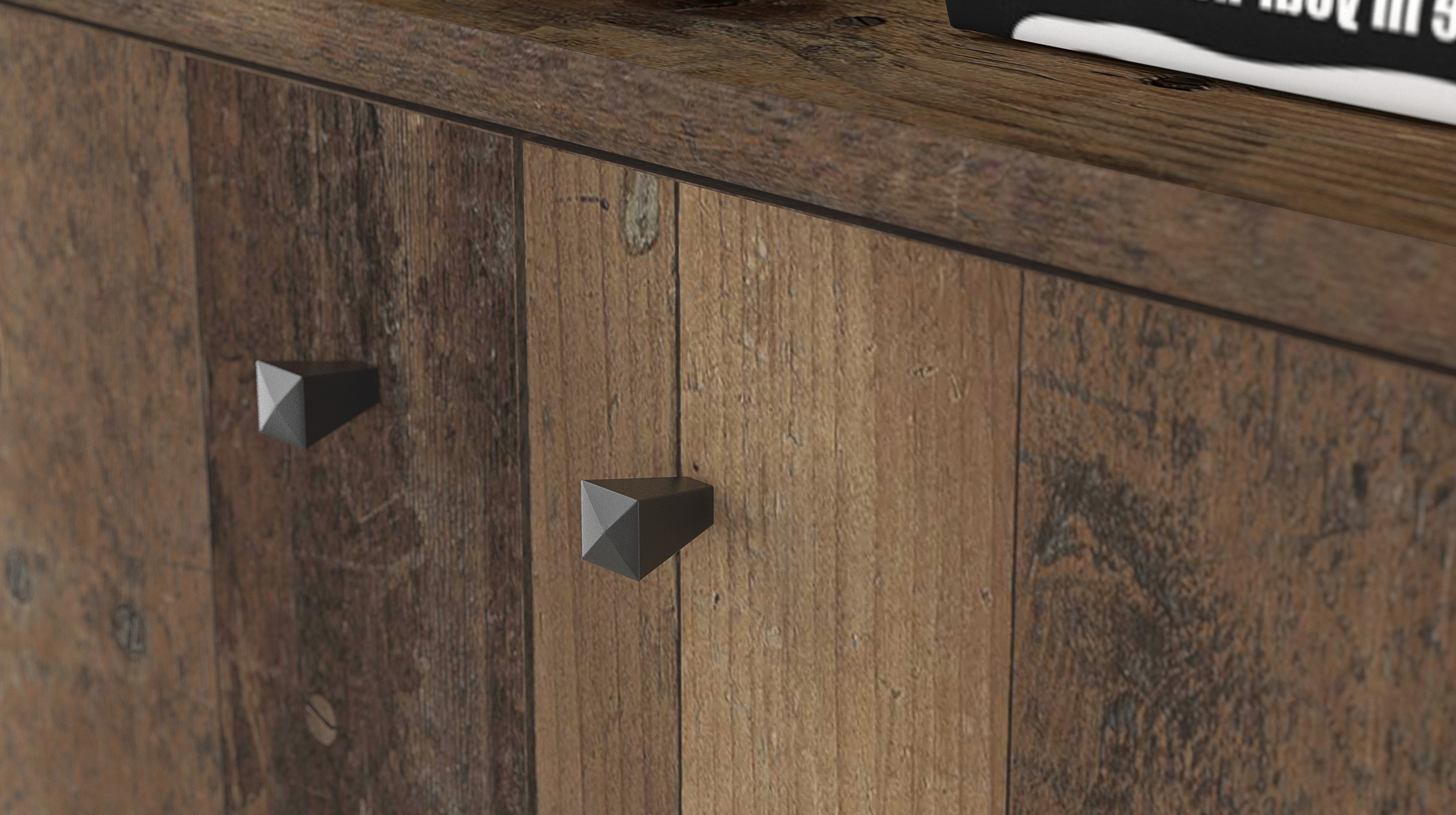 Kommode Old Wood 74 x 35 cm - 2-türig - TEMPRA