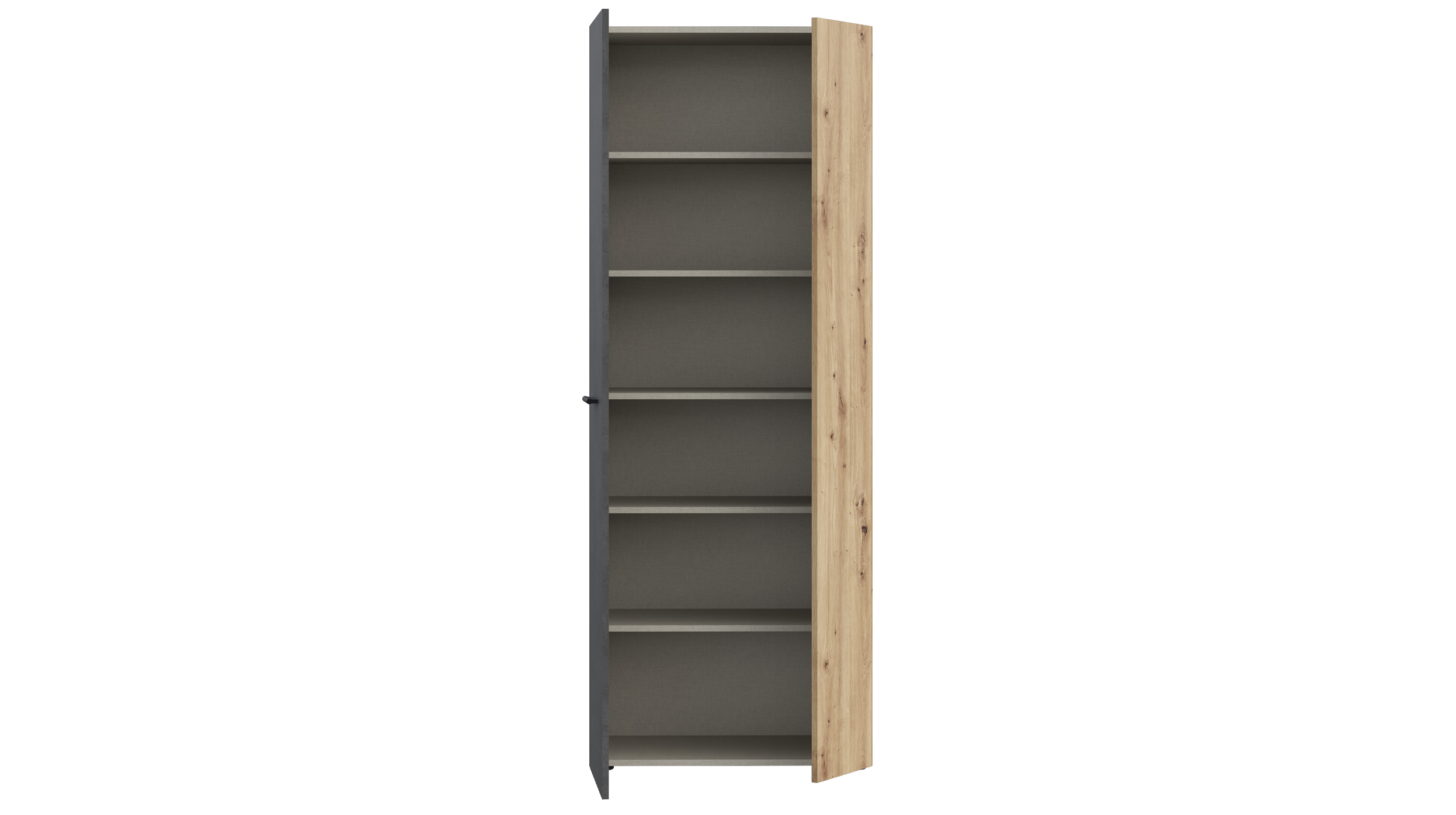 Mehrzweckschrank Artisan Eiche - Betonoptik 69 x 181 cm - NET