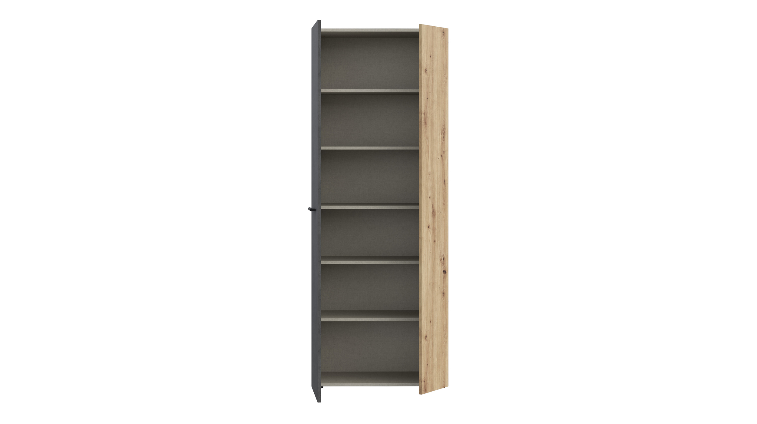 Schuhschrank Artisan Eiche - Betonoptik 69 x 181 cm - NET