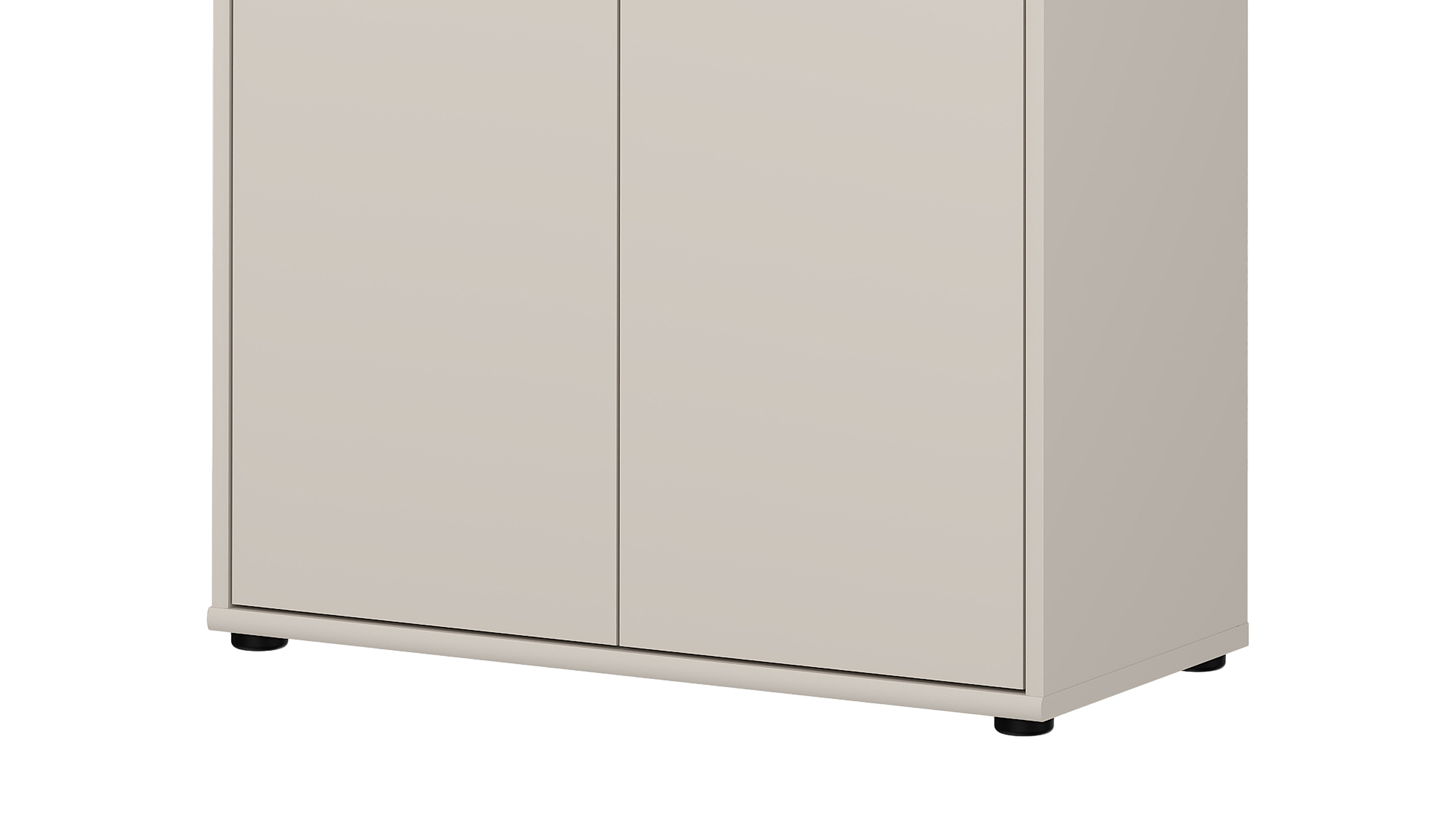 Kommode beige 86 cm - 2-türig - TEMPRA
