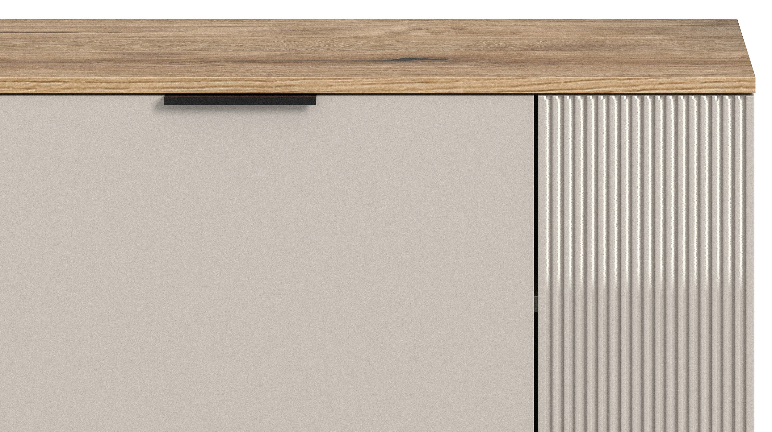 Garderobenbank beige Evoke Eiche 80 cm - SLIDE