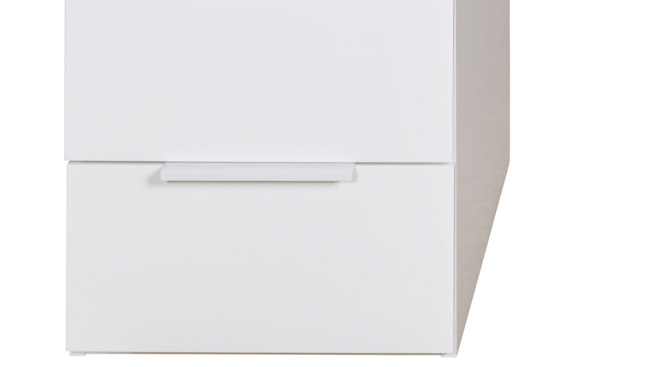 Computerschreibtisch mit Schublade weiß Hochglanz 146 cm - ESPRESSO