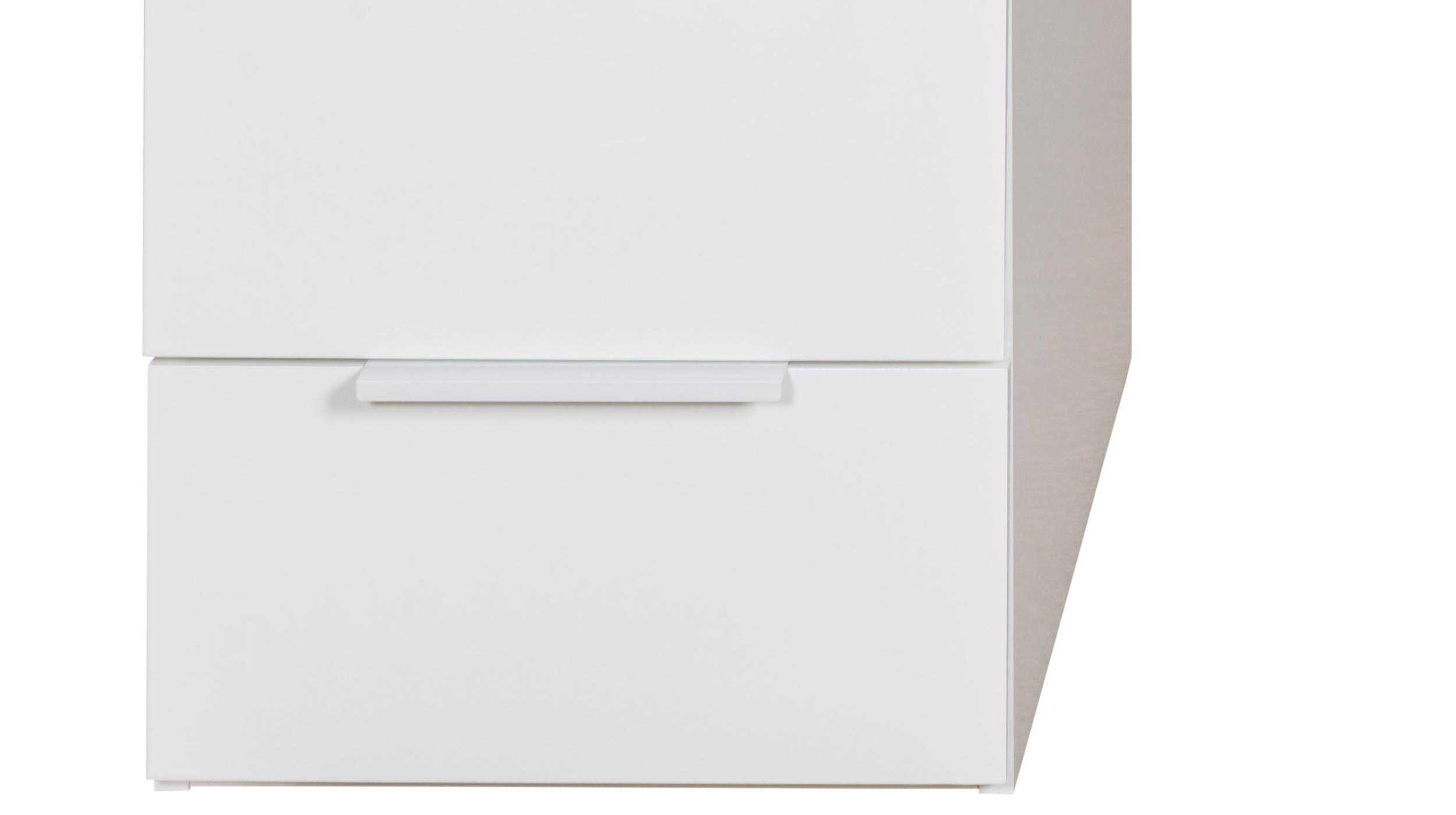 Computerschreibtisch mit Schublade weiß hochglanz 146 cm - ESPRESSO