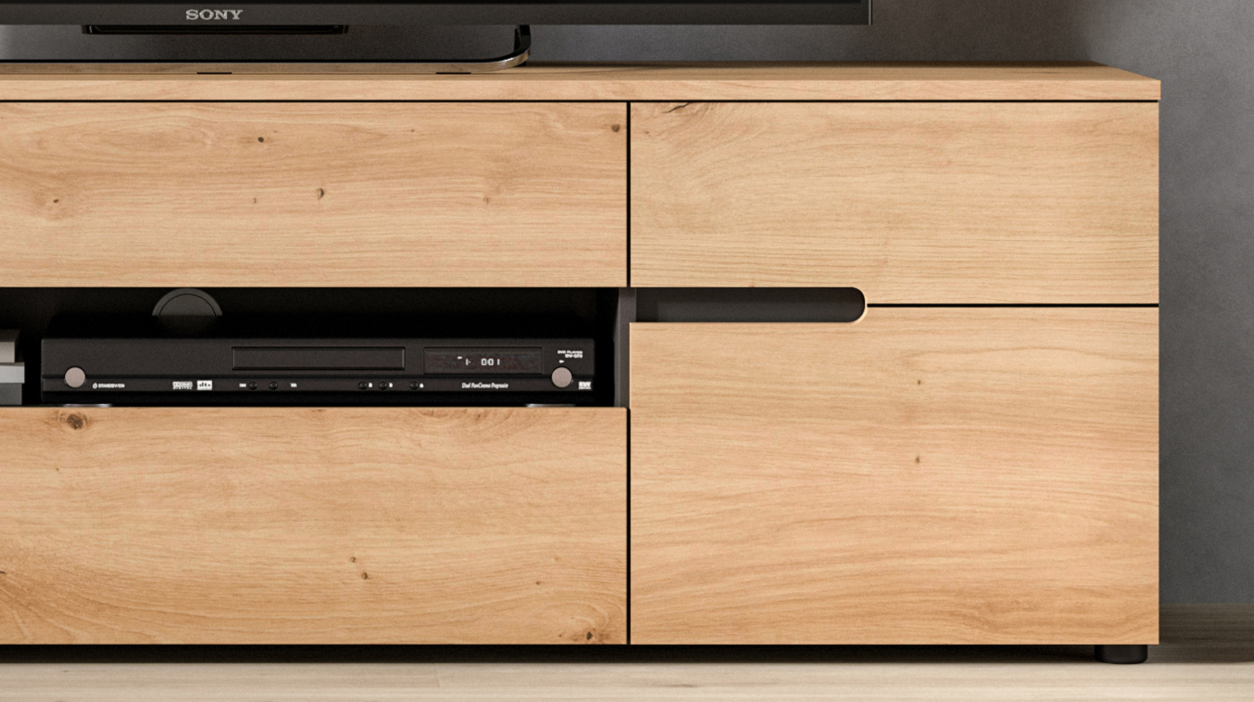 TV-Lowboard Artisan Eiche 184 cm TV-Board - CANU