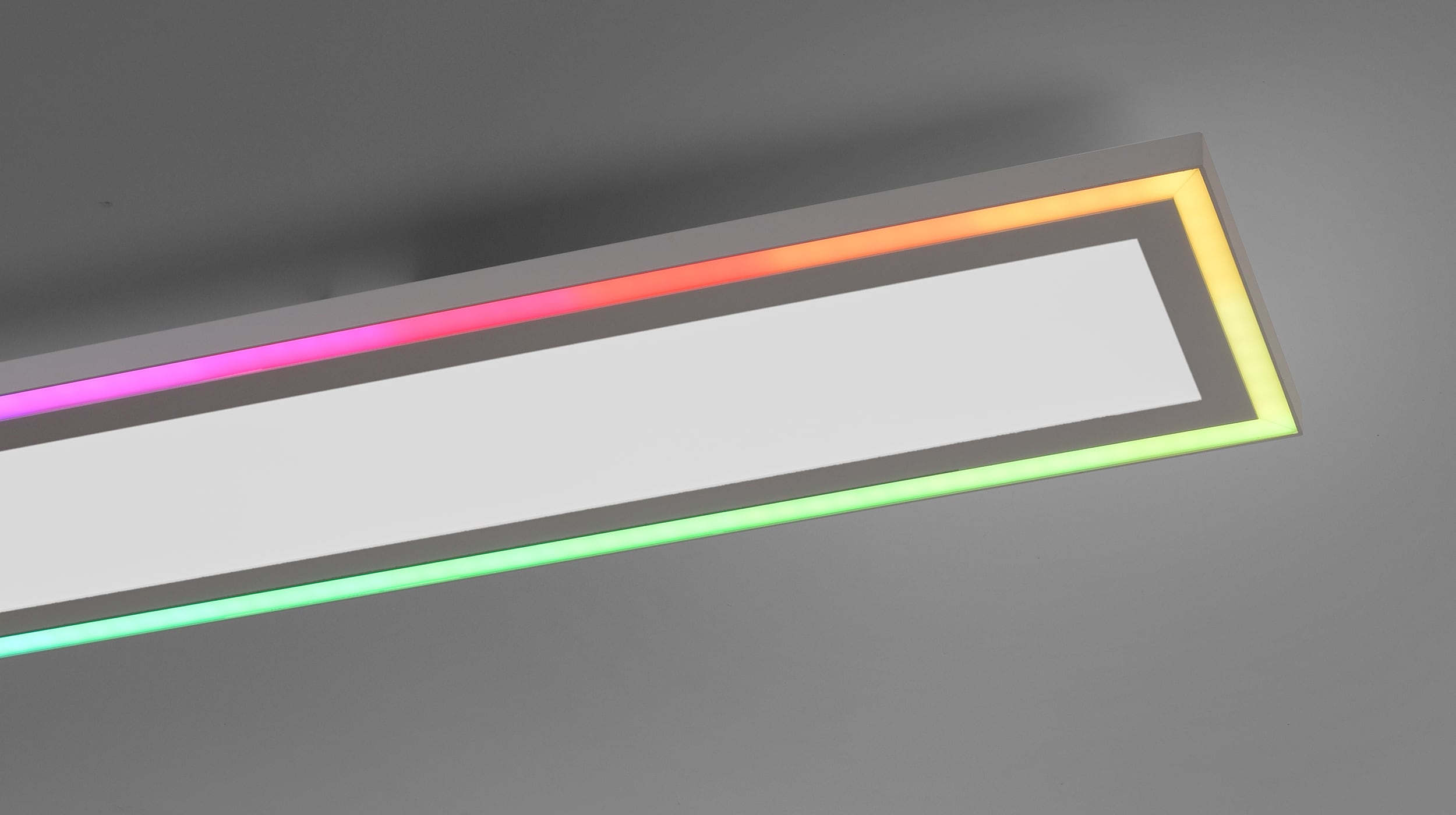 Deckenleuchte LED weiß 100 cm mit RGB-Farbwechsel - EDGING