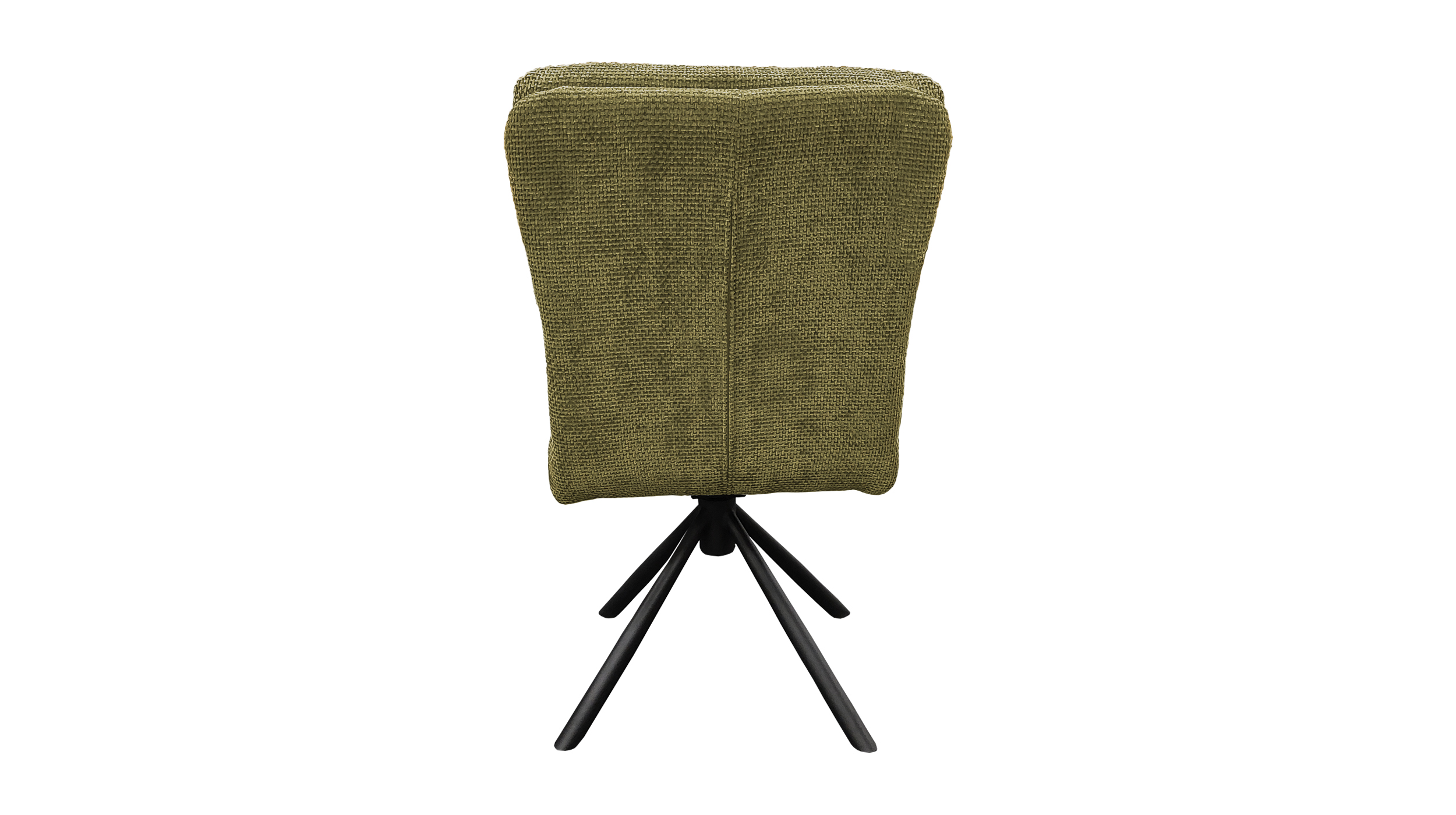 Polsterstuhl grün Drehstuhl Taschenfederkern Chenille - HEDIA