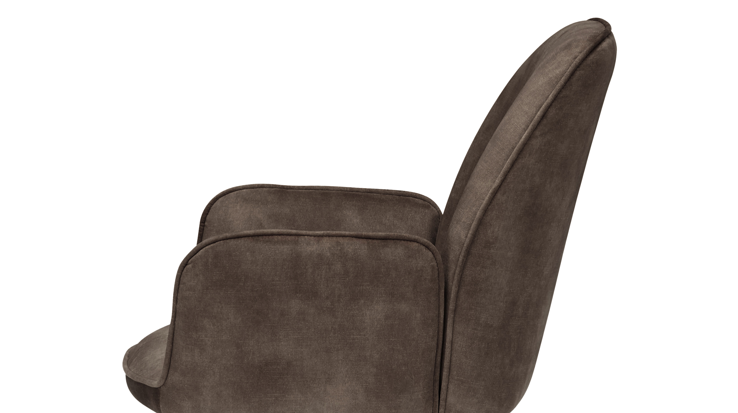 Bürostuhl Drehstuhl höhenverstellbar Veloursoptik anthrazit - OTTAWA