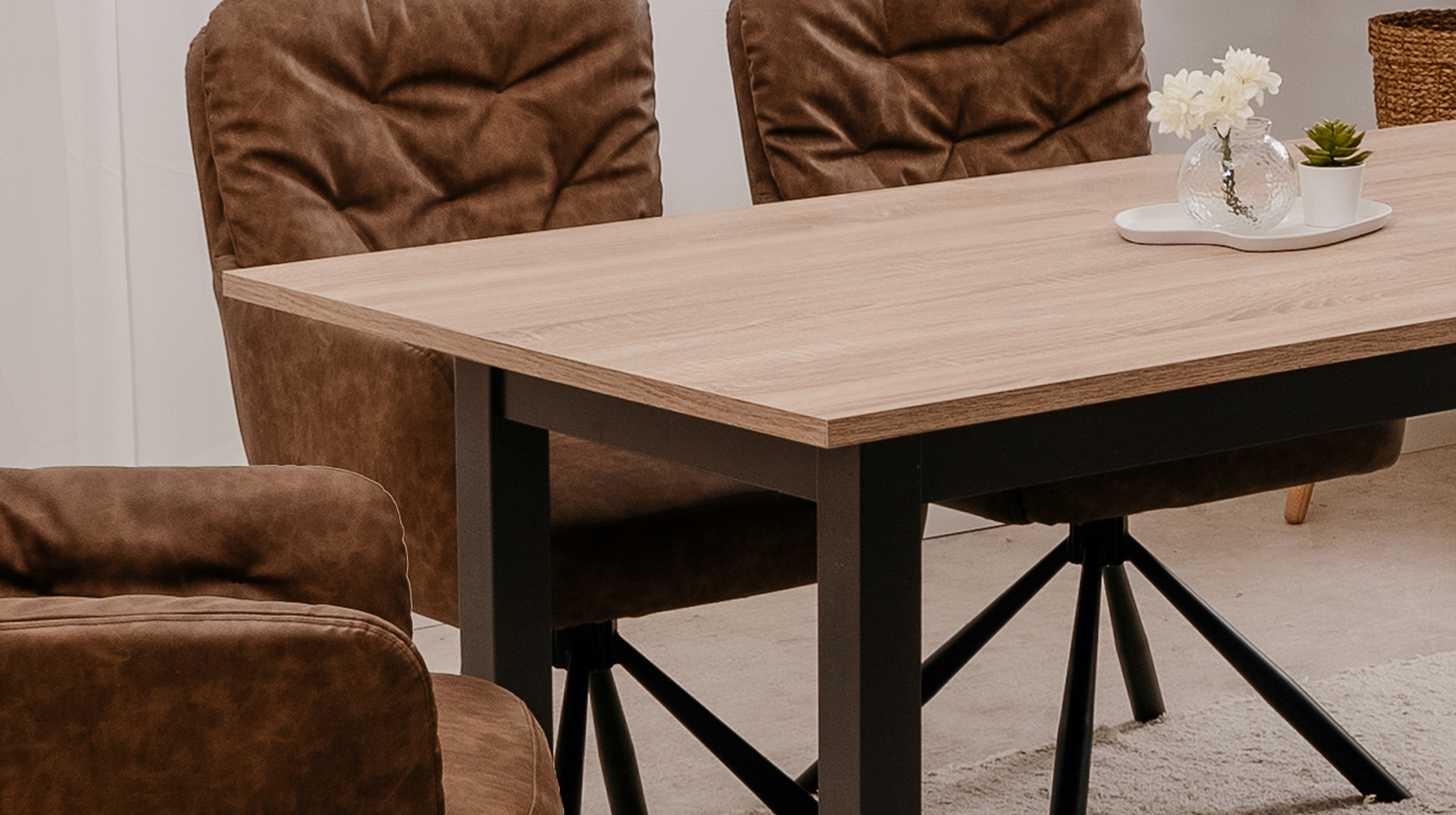 Esstisch ausziehbar 200 - 240 cm - Artisan Eiche - DENVER