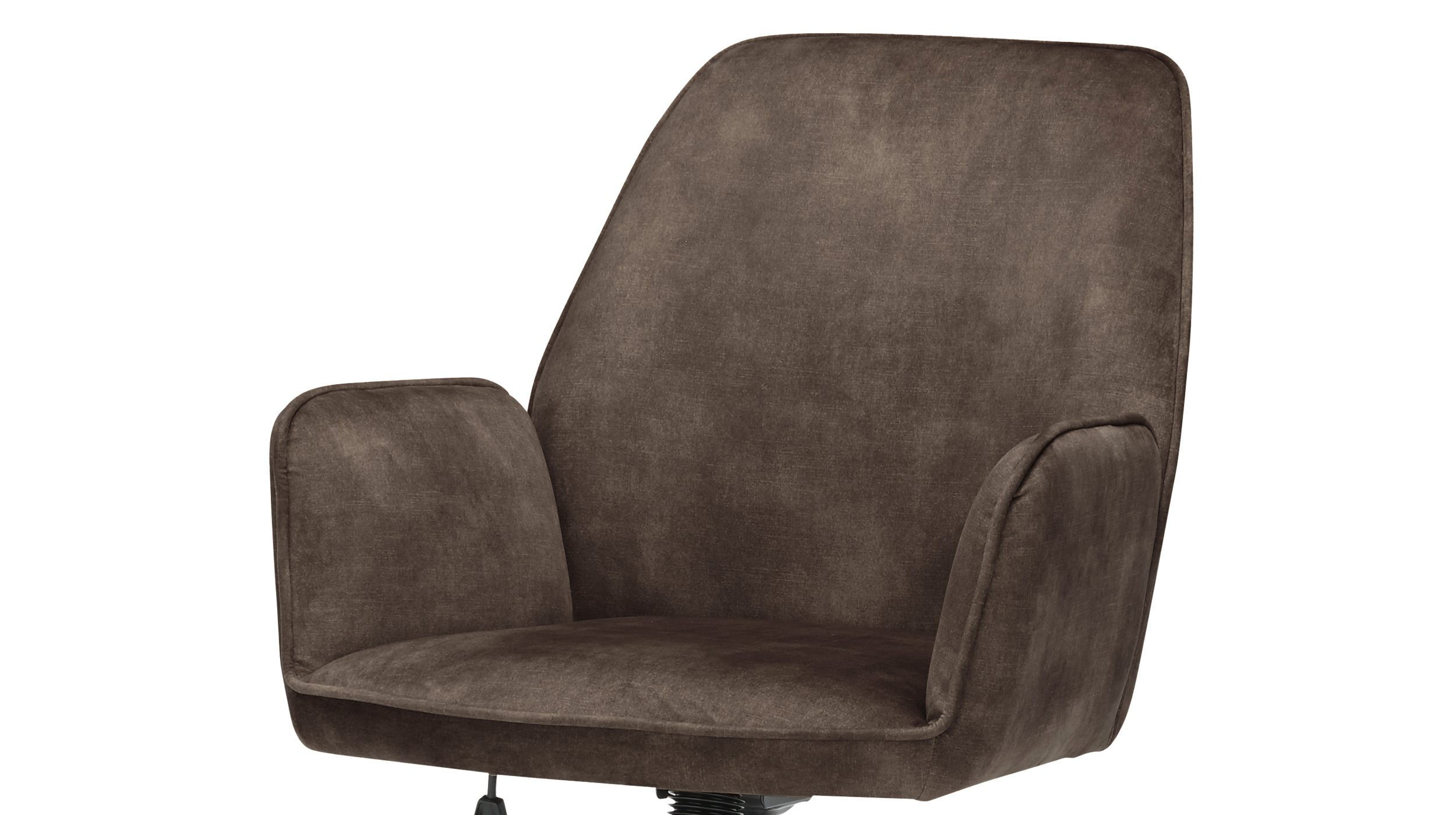 Bürostuhl Drehstuhl höhenverstellbar Veloursoptik anthrazit - OTTAWA