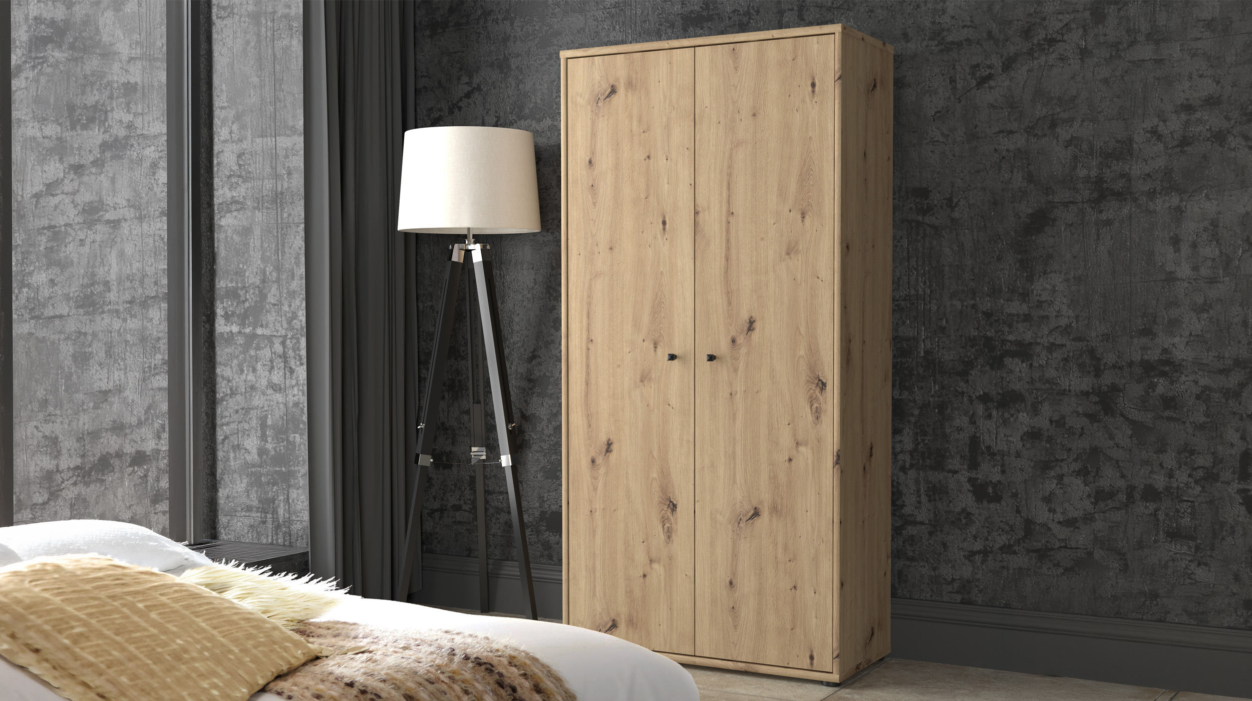 Mehrzweckschrank Artisan Eiche 74 x 35 cm - TEMPRA 