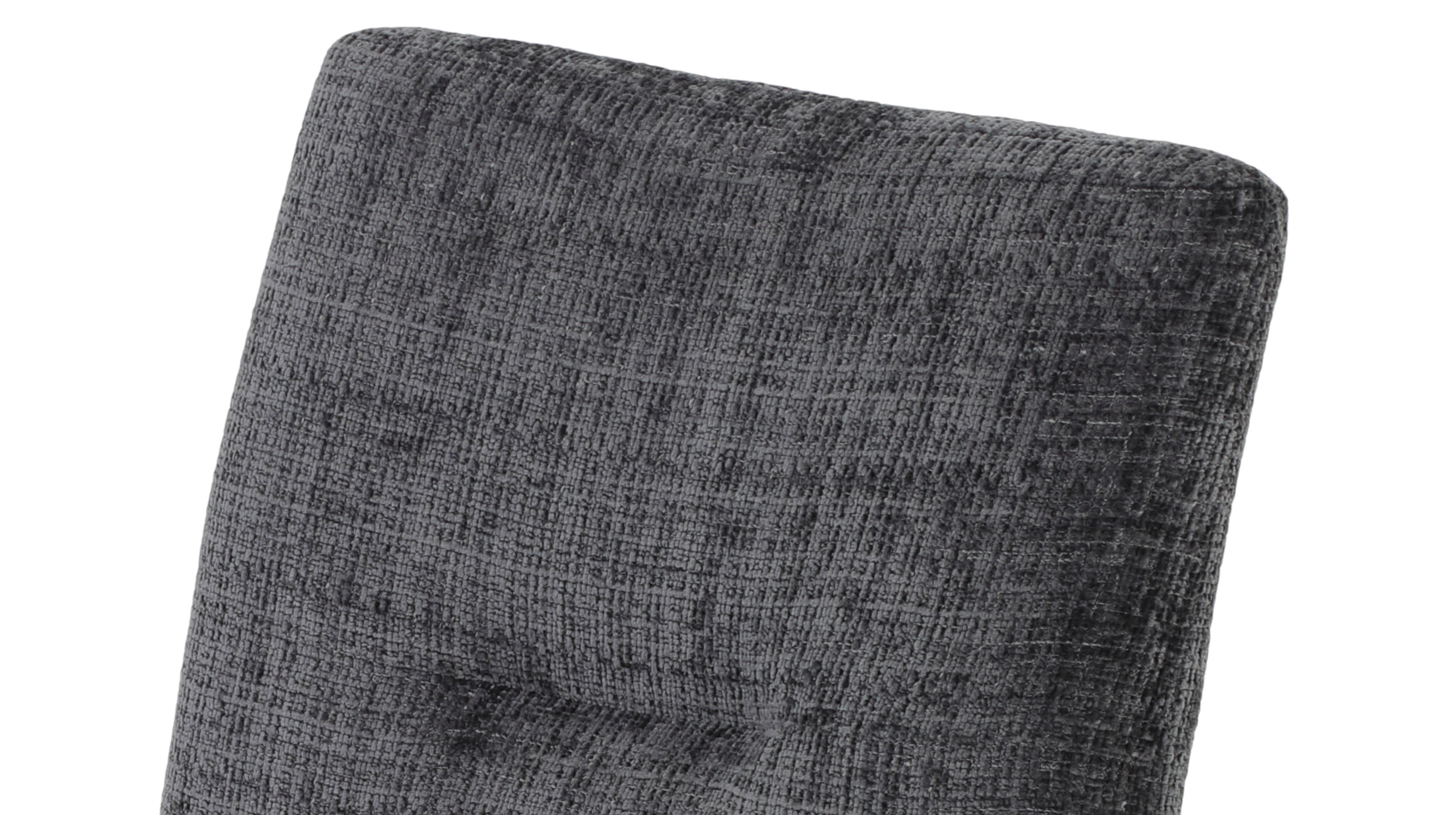 Schwingstuhl für Esszimmer grau Webstoff - CLEO