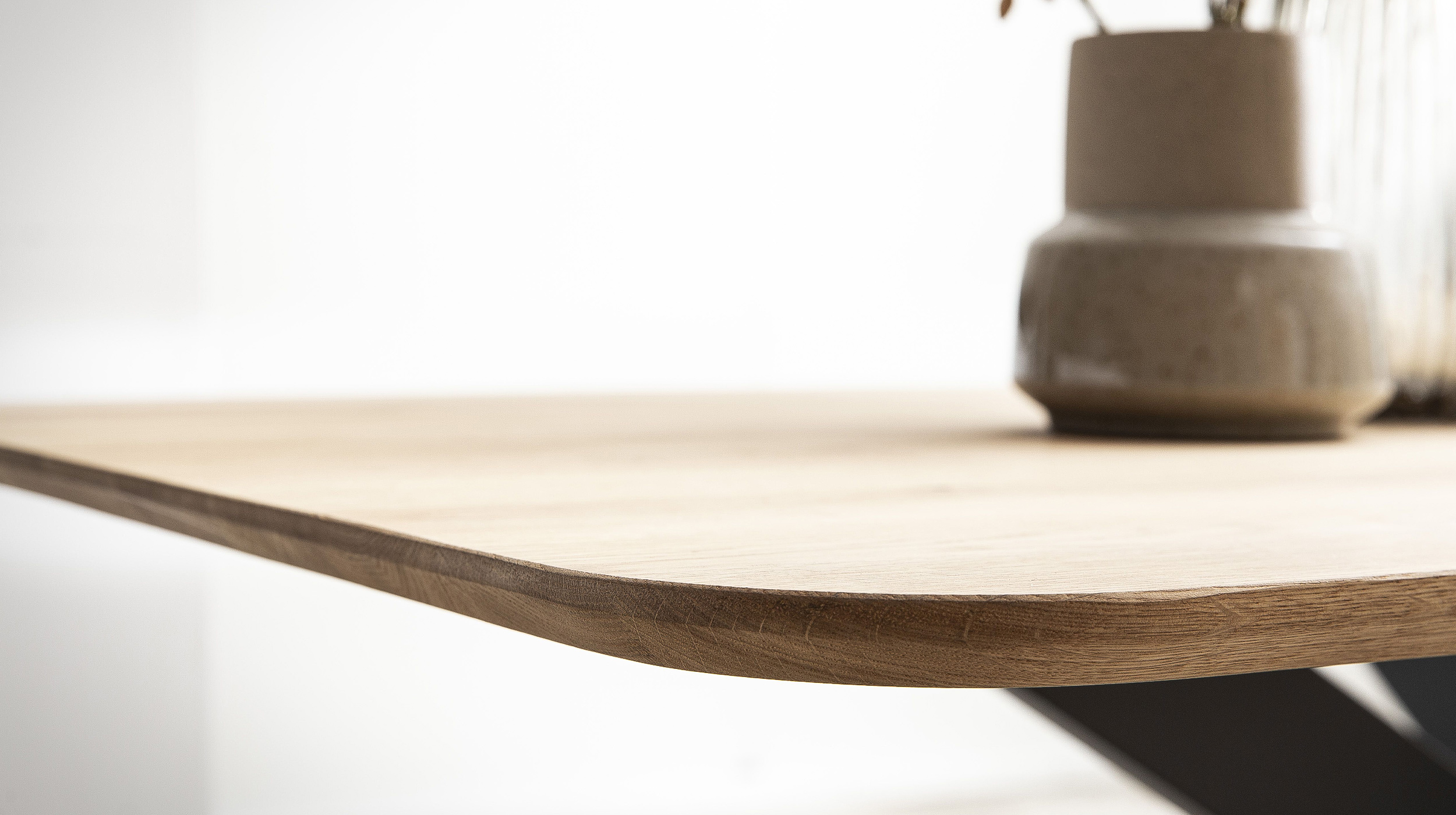 Esstisch 200 x 100 cm Eiche massiv geölt - MARKUS