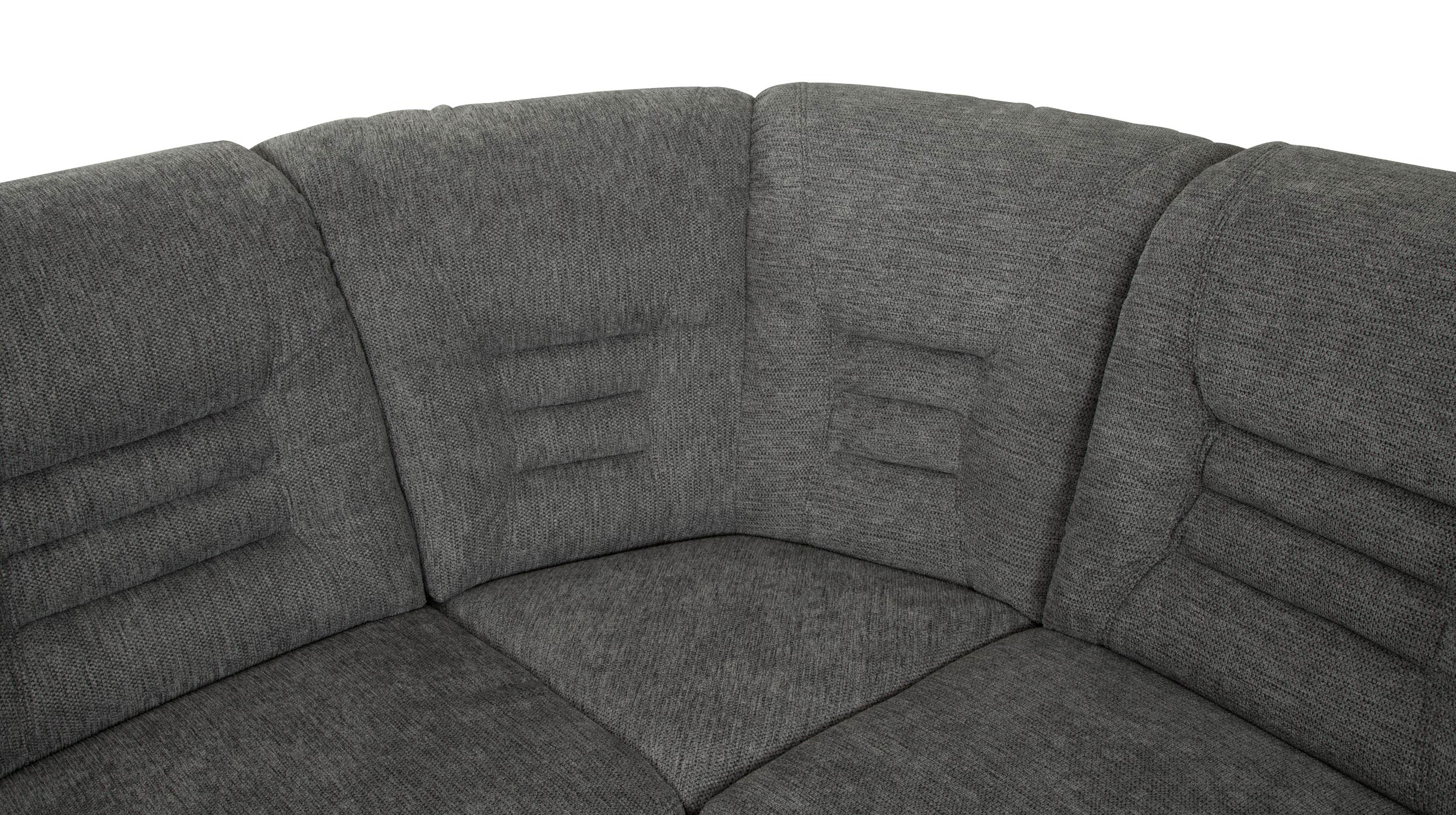 Ecksofa mit Schlaffunktion grau ausziehbar - 280 cm - MERLIN