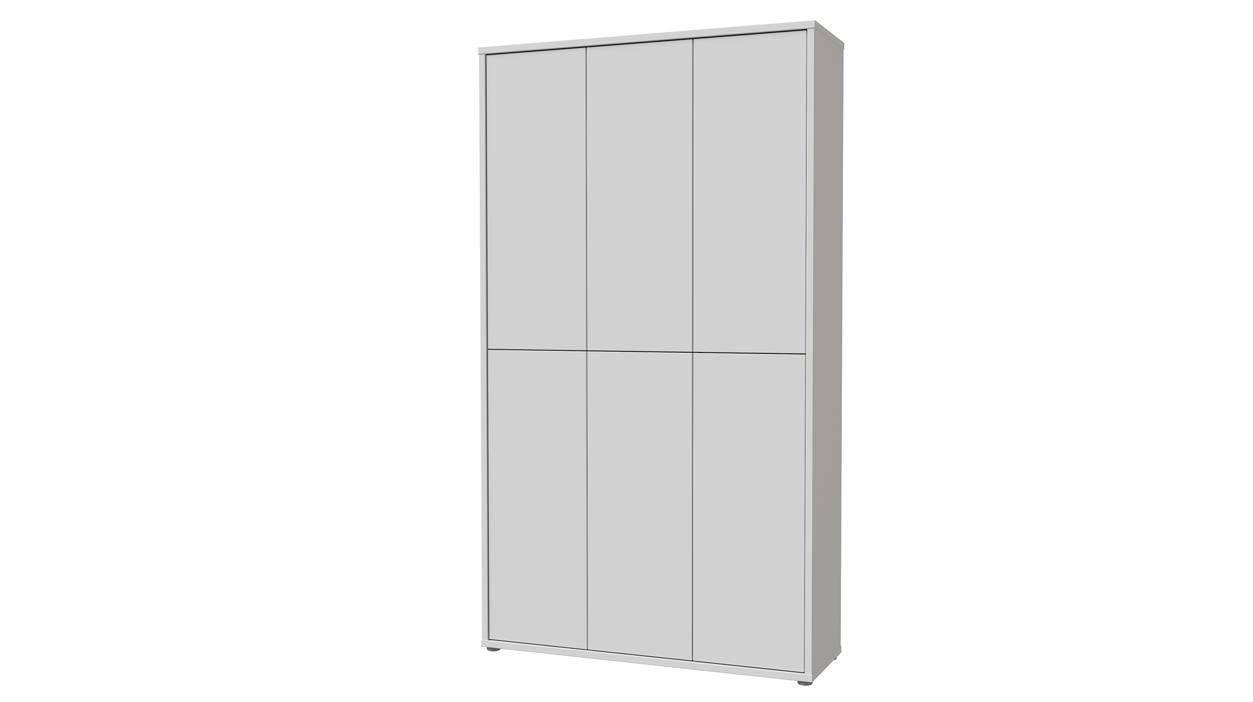 Schuhschrank hellgrau 109 x 192 cm 6-türig - ALICE SPRINGS Schuhschrank hellgrau 109 x 192 cm 6-türig - ALICE SPRINGS