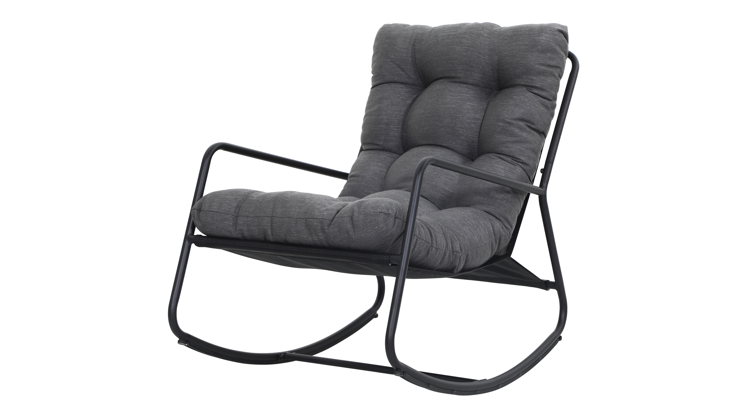 Gartensessel Loungsessel mit Armlehnen Wipp-Funktion - TALOS 