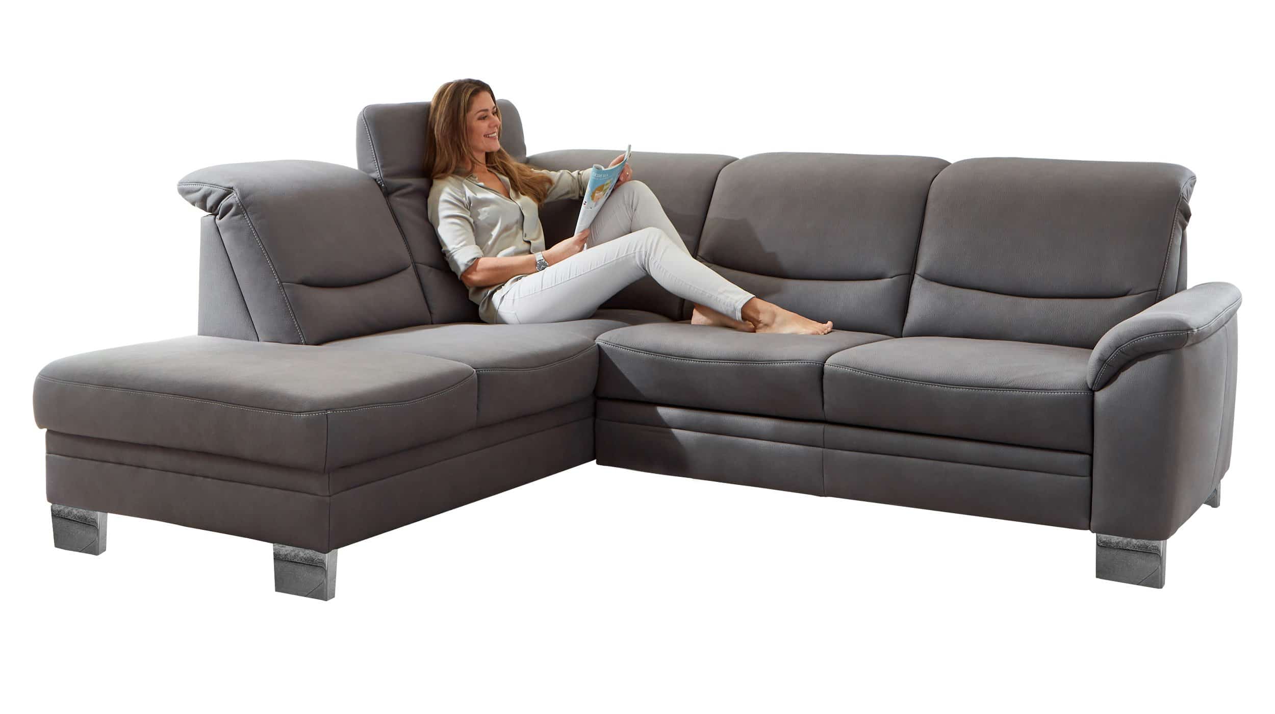 Couchliebe® Wohnlandschaft planbar - mammut grau - Basis Version - MICHIGAN