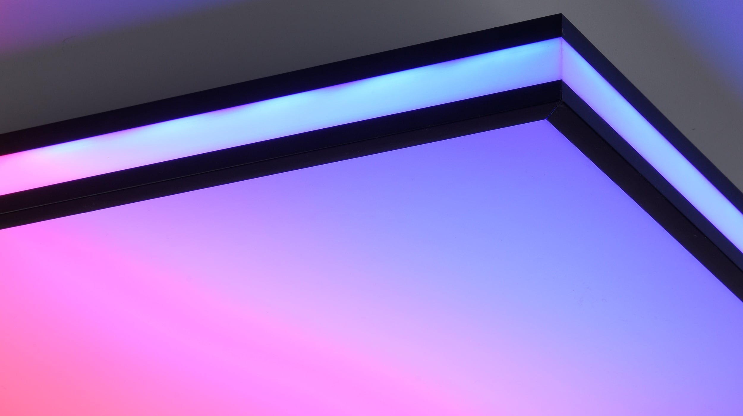 Deckenleuchte LED schwarz mit RGB-Farbwechsel - MARIO BLACK