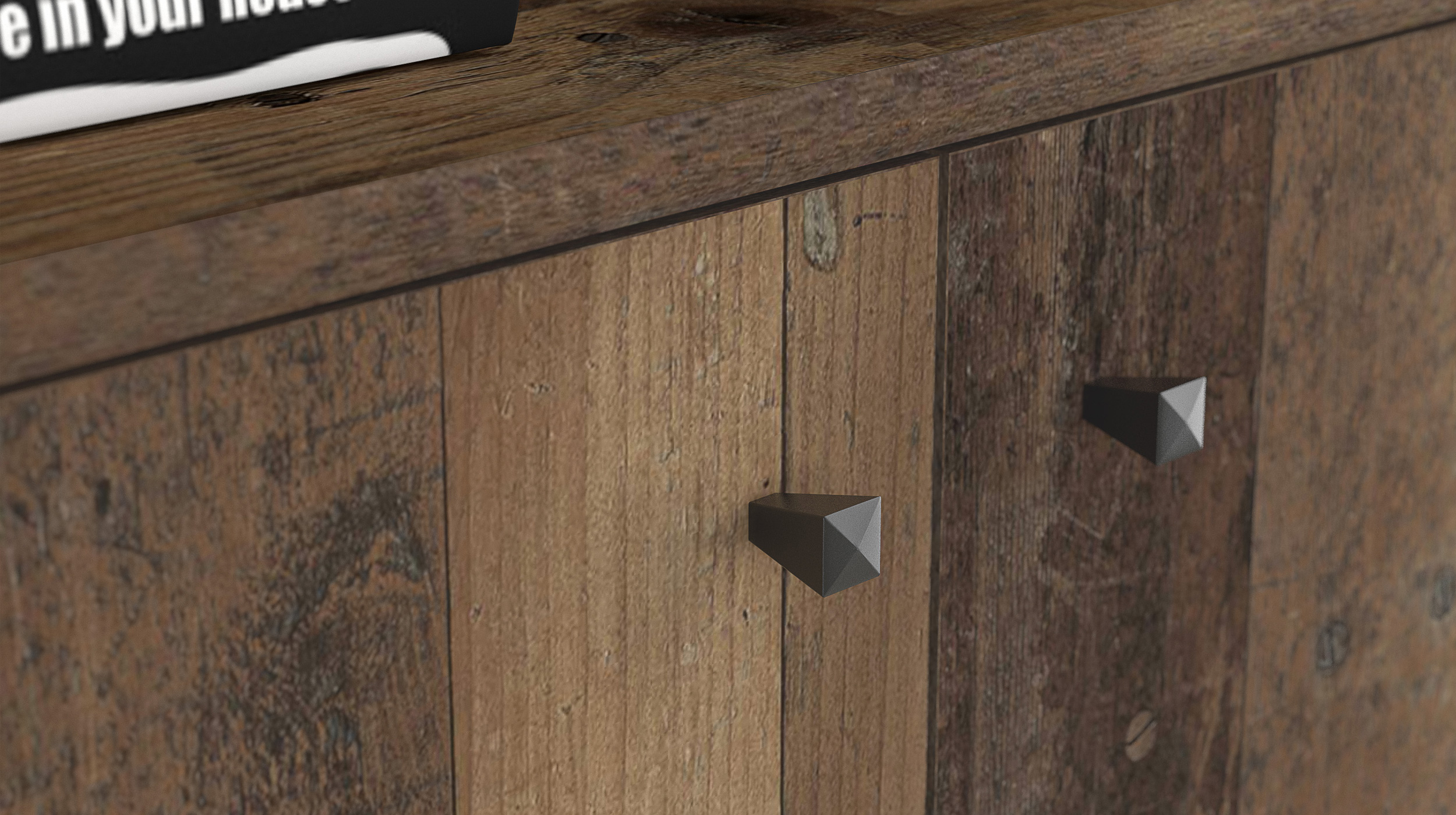 Kommode mit Schubladen Old Wood 111 cm - TEMPRA