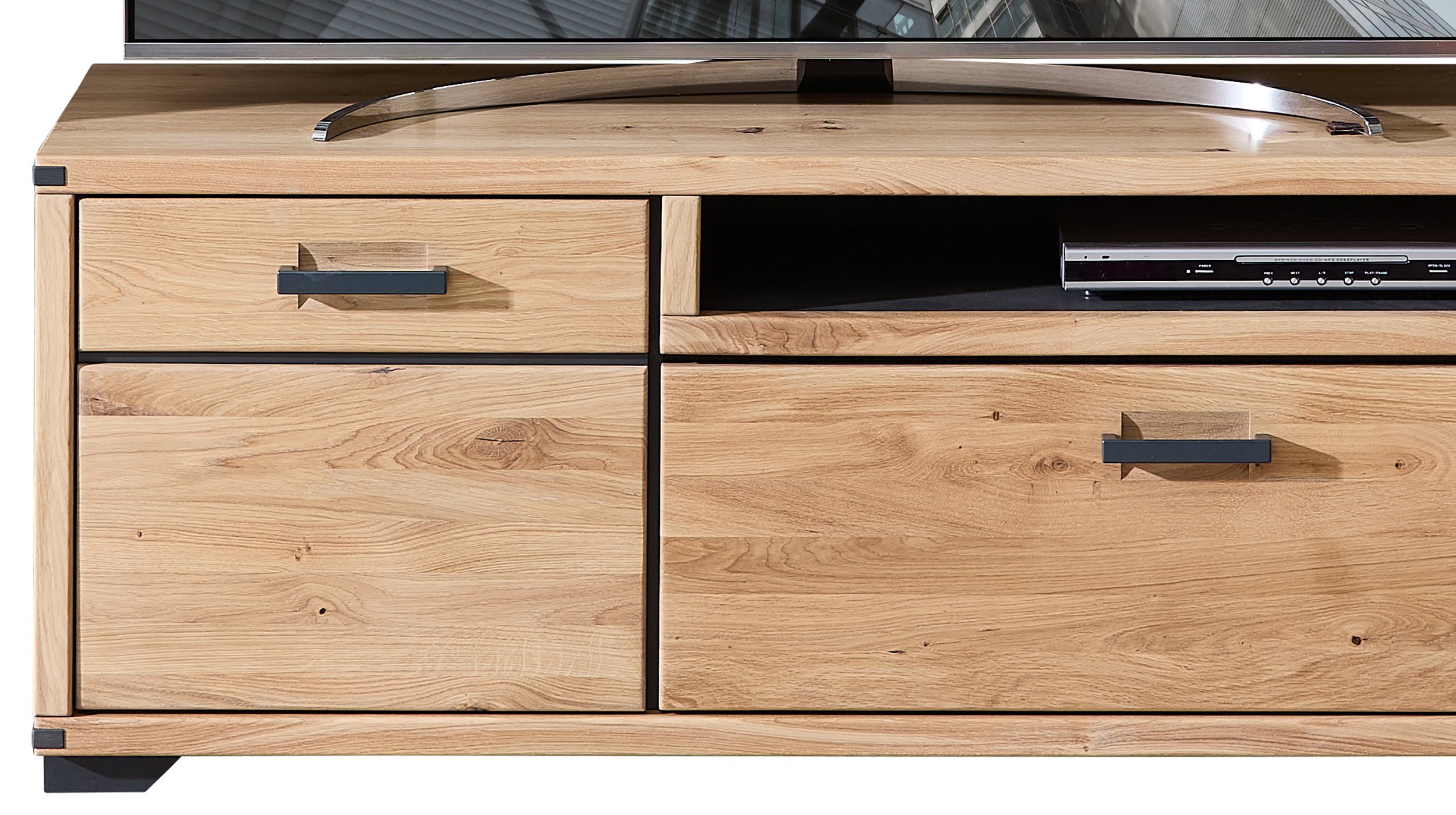 TV-Lowboard - Wildeiche - 190 cm - CATANIA