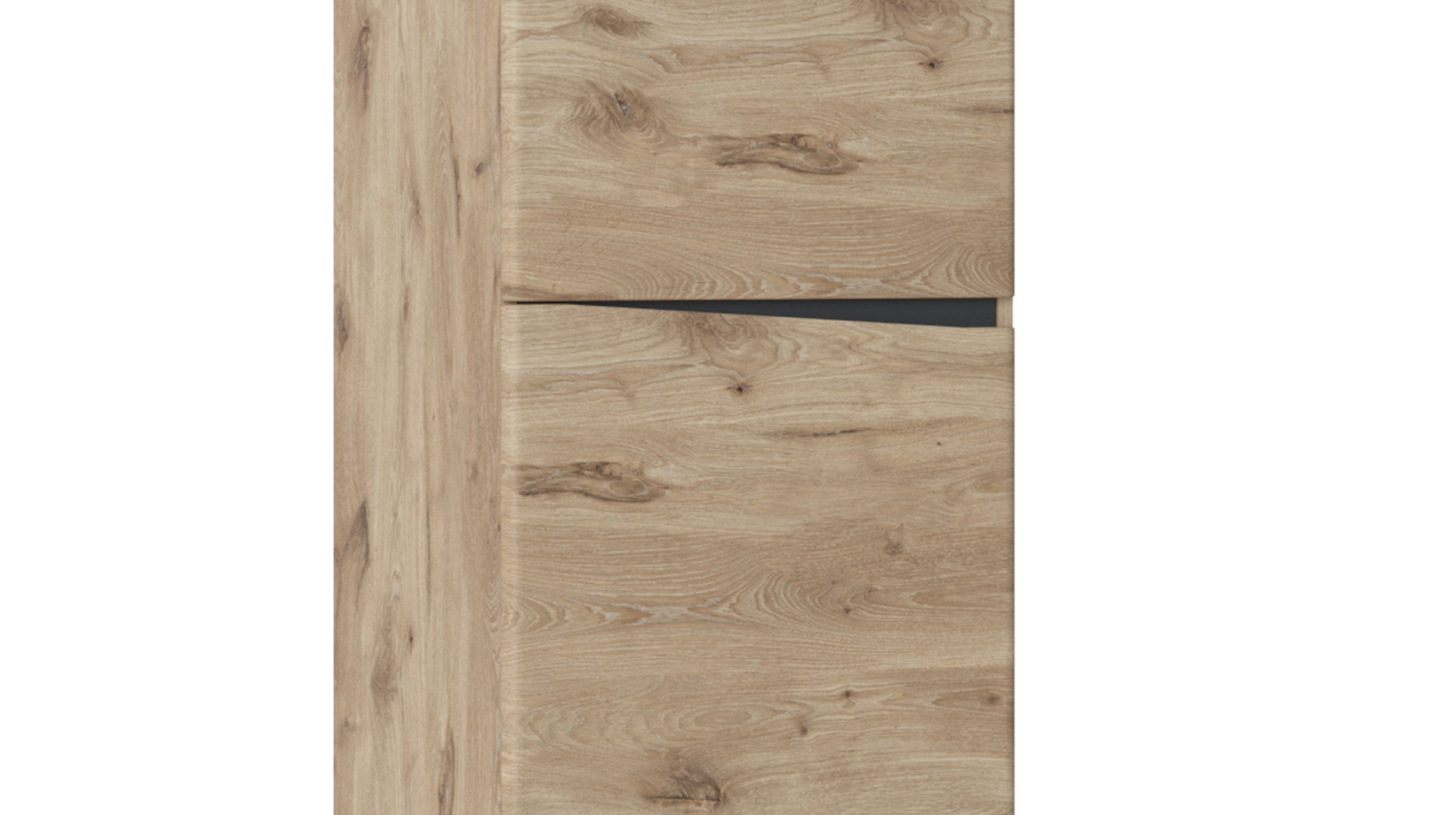 Garderobenschrank Viking Eiche anthrazit 54 x 197 cm - TWIST