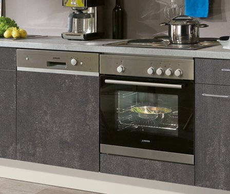 Küchenzeile 330 cm -  mit Geräten - Küchenfronten matt - SPEED Küchenzeile 330 cm -  mit Geräten - Küchenfronten matt - SPEED