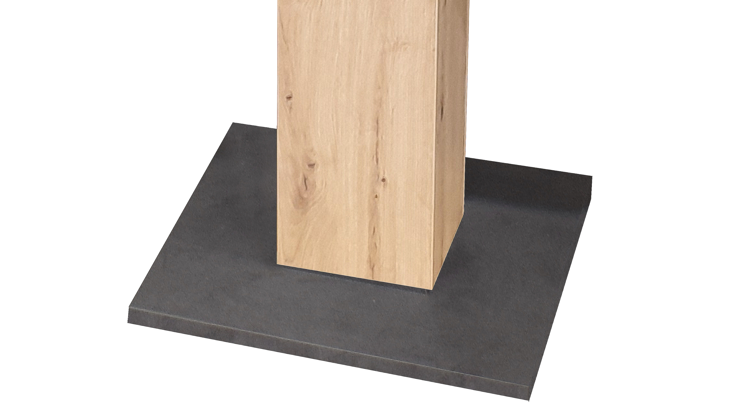 Esstisch rund ausziehbar 90 cm Asteiche - TAP