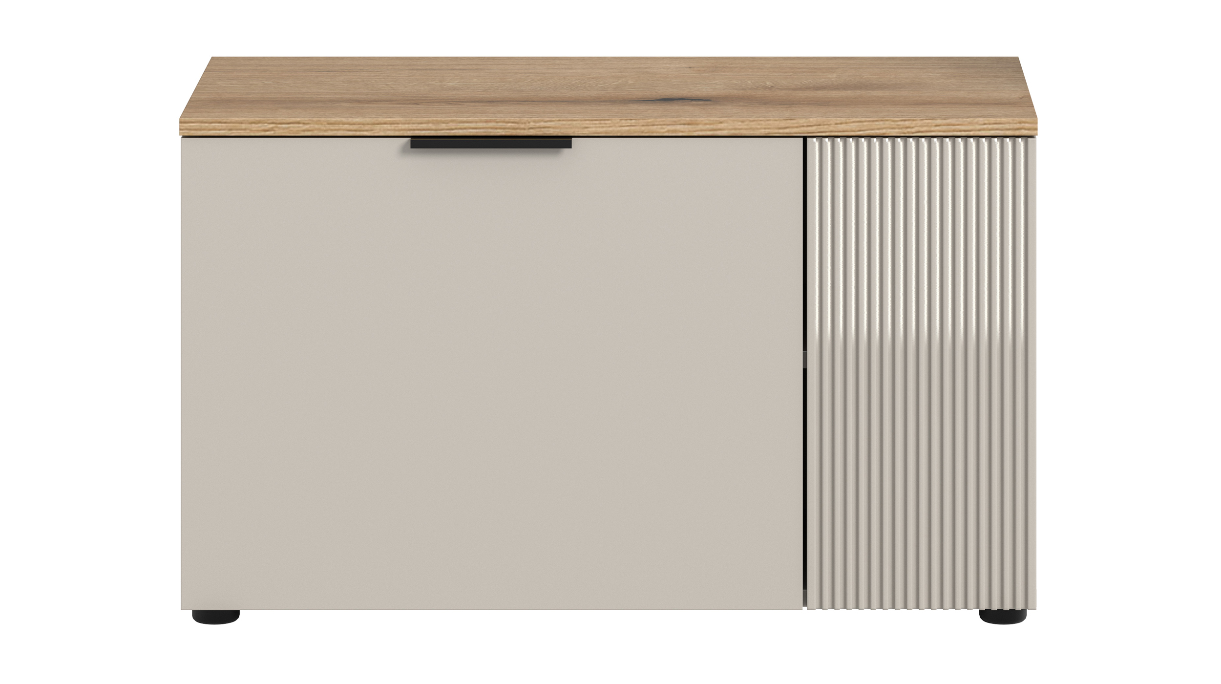 Garderobenbank beige Evoke Eiche 80 cm - SLIDE