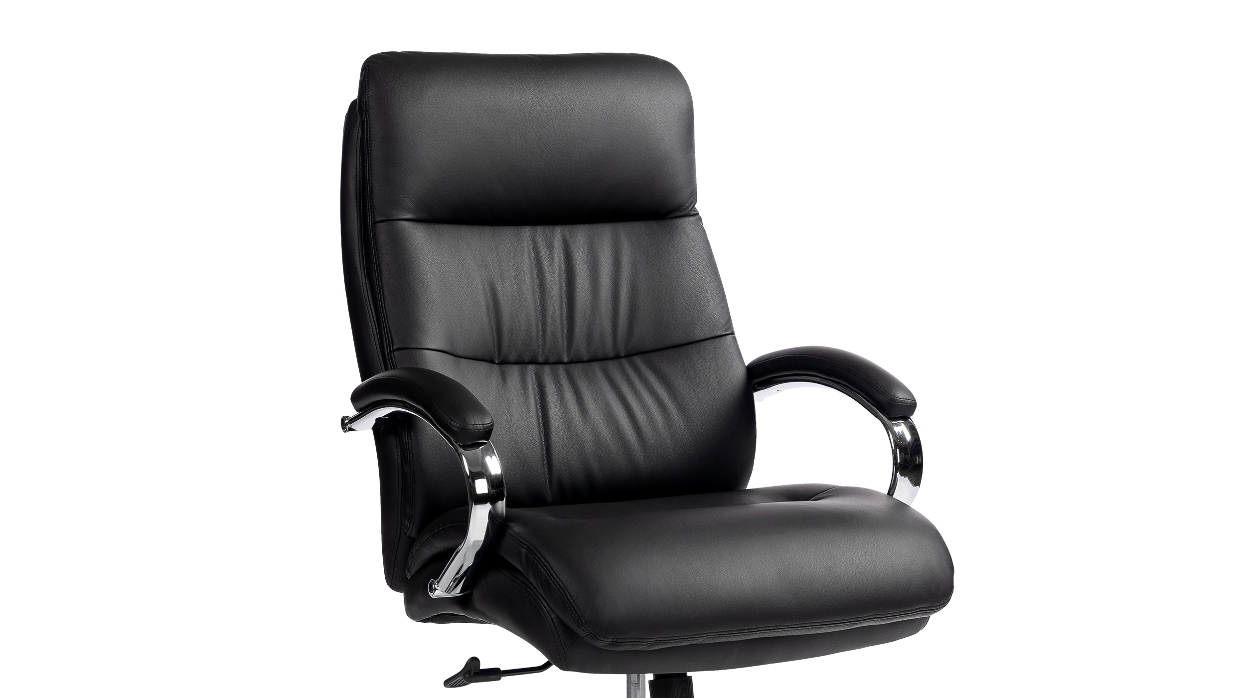 Chefsessel höhenverstellbar Taschenfederkern schwarz - FREDERICO