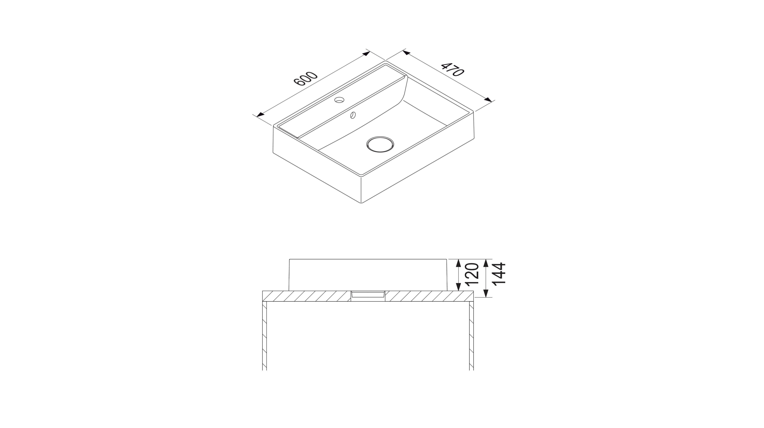 Nobilia Badmöbelset hochglanz grau - 2-tlg - Waschplatz 120 cm - FRANKA