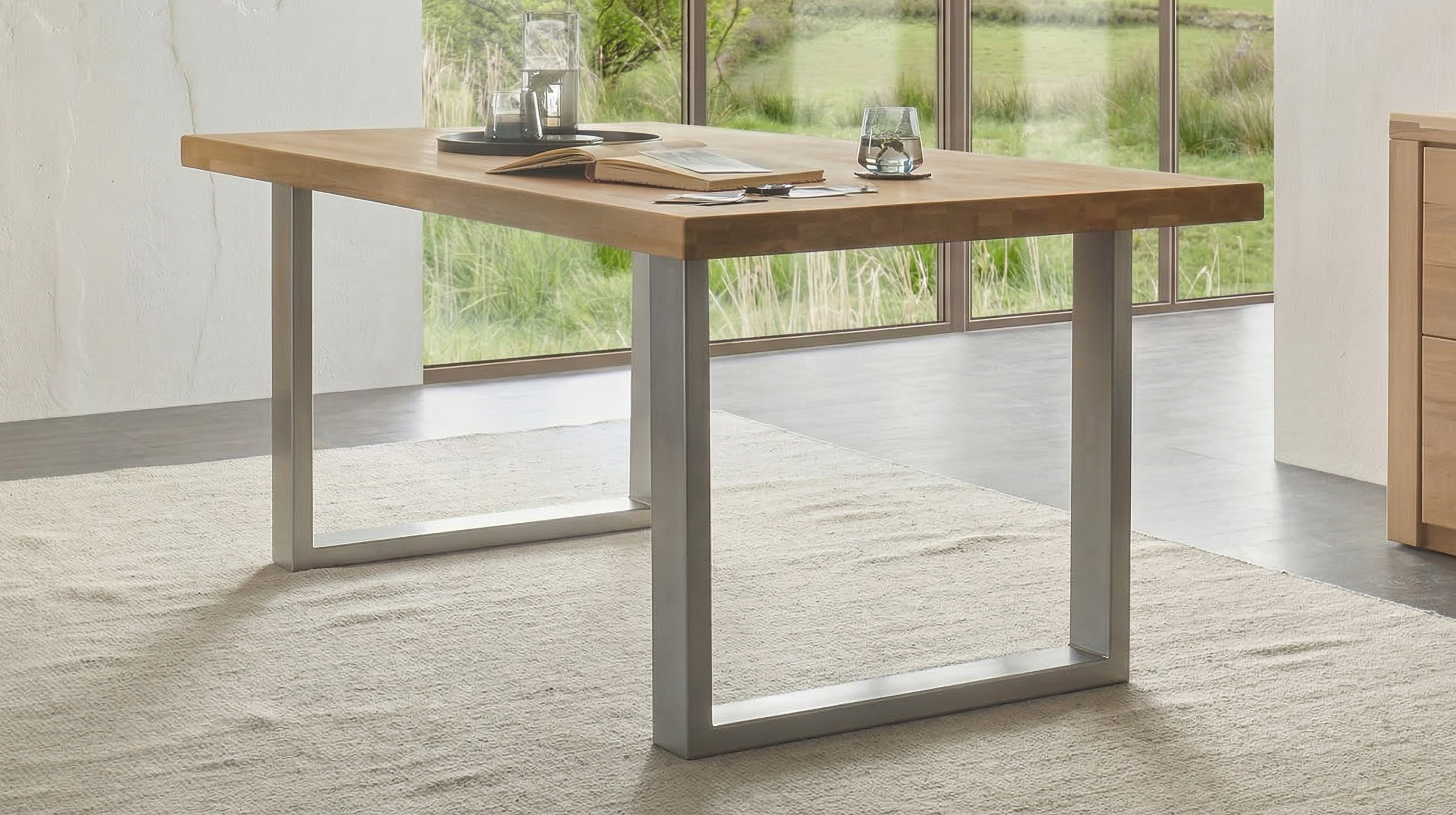 Esstisch Massivholztisch Kernbuche geölt 180 cm - TELMA