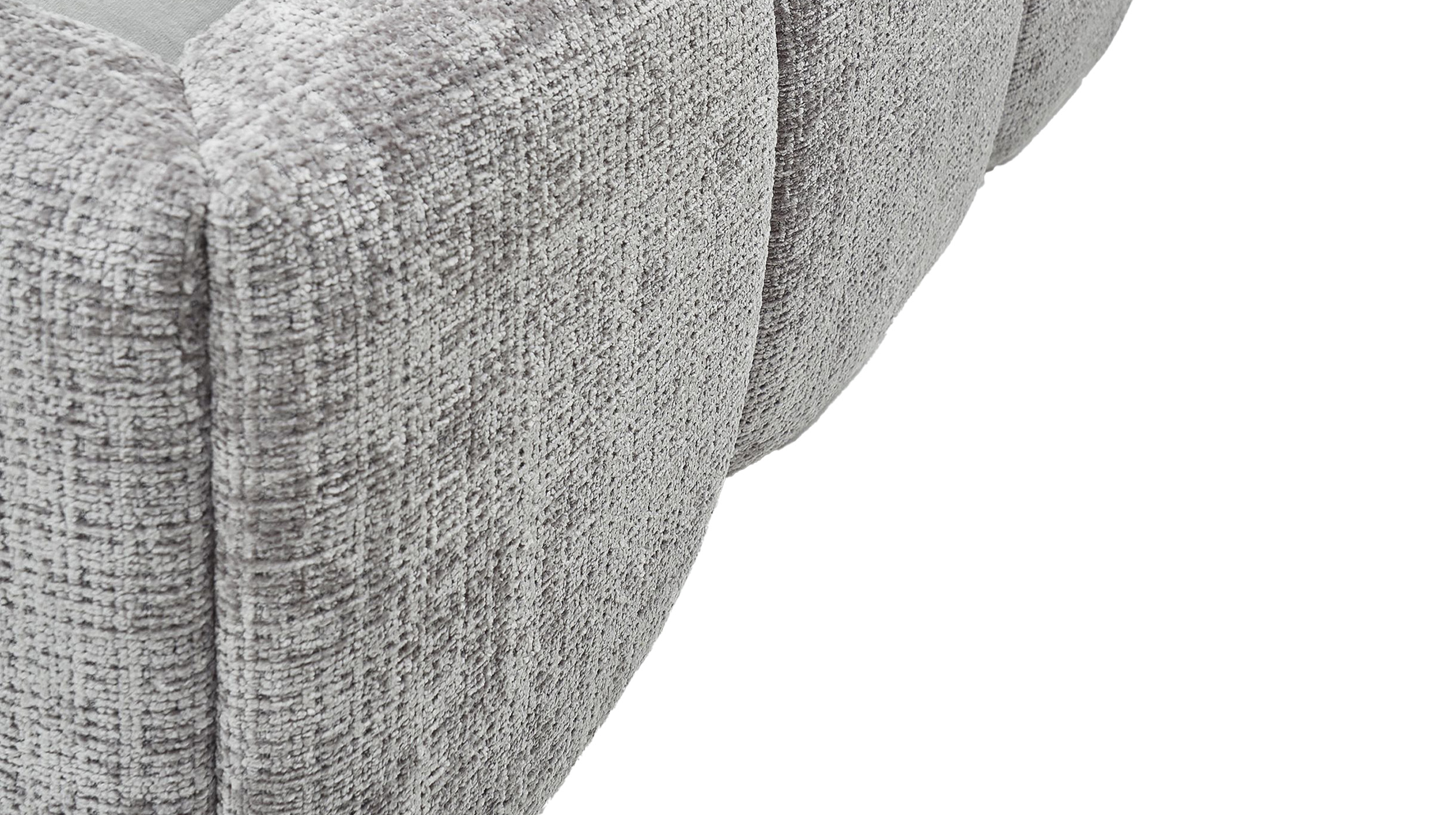 Polsterbett 180 x 200 cm grau Bettkasten Chenille - SANDRIN