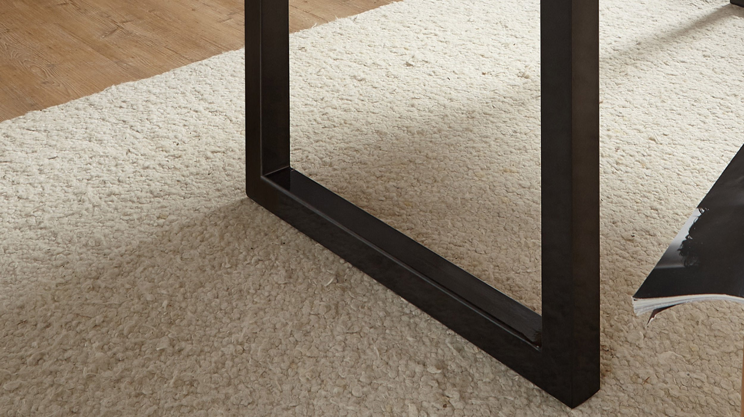 Esstisch Baumkantentisch 220 x 100 cm Akazie lackiert massiv - TICO