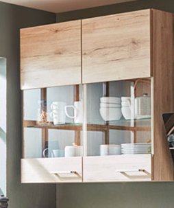 L-Küche 185 x 280 cm - inkl. Geschirrspüler - Küchenfronten matt - RIVA