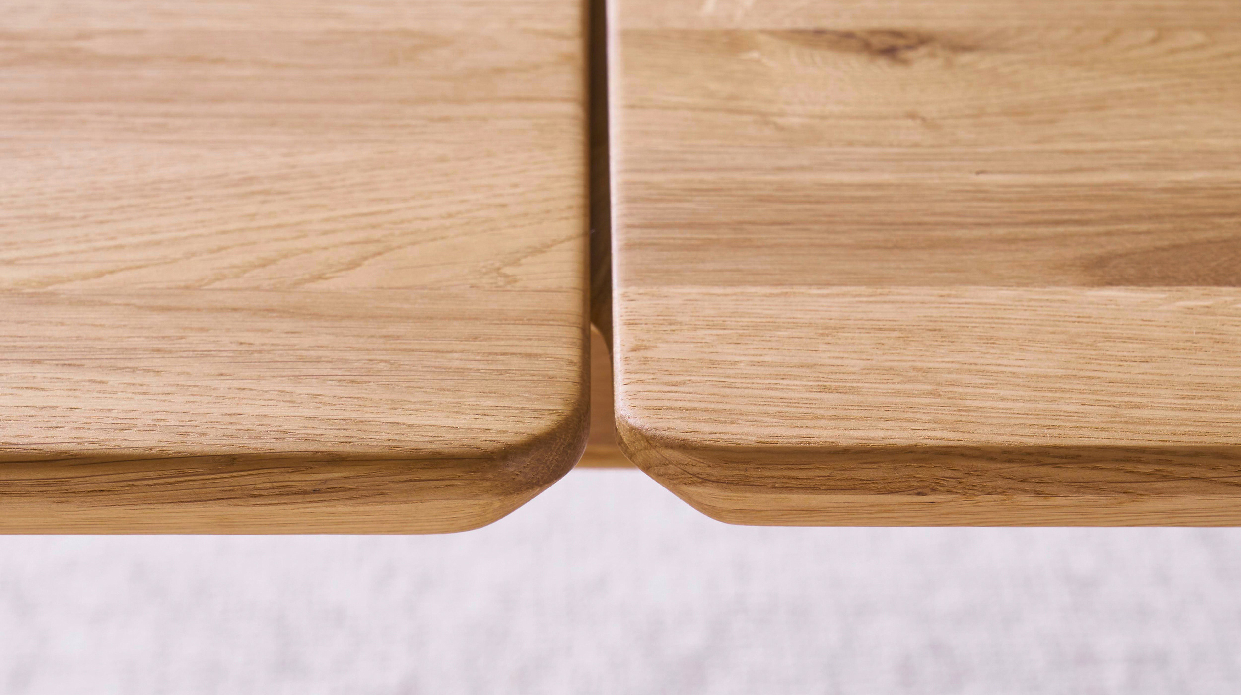 Esstisch Massivholztisch 180 cm in Wildeiche ausziehbar - RICARDO