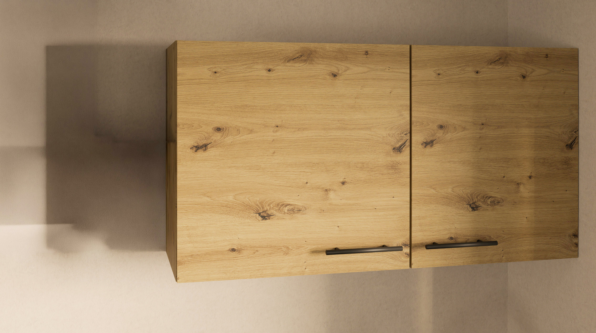 Küchenzeile - cashmere - Artisan Eiche - 280 cm - ohne Elektrogeräte - ANNA