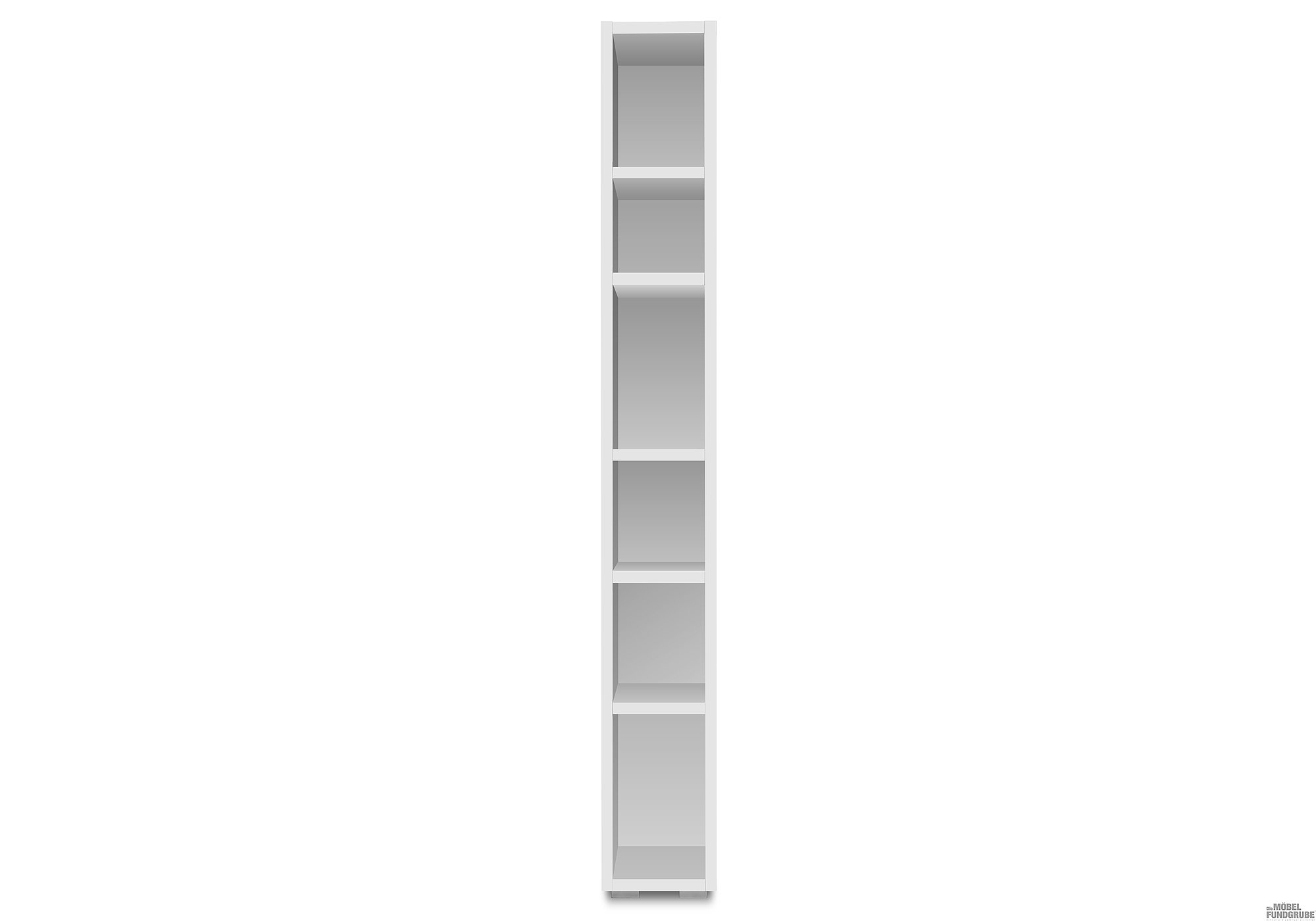 Bücherregal Standregal weiß 25 x 191 cm - IMAGE