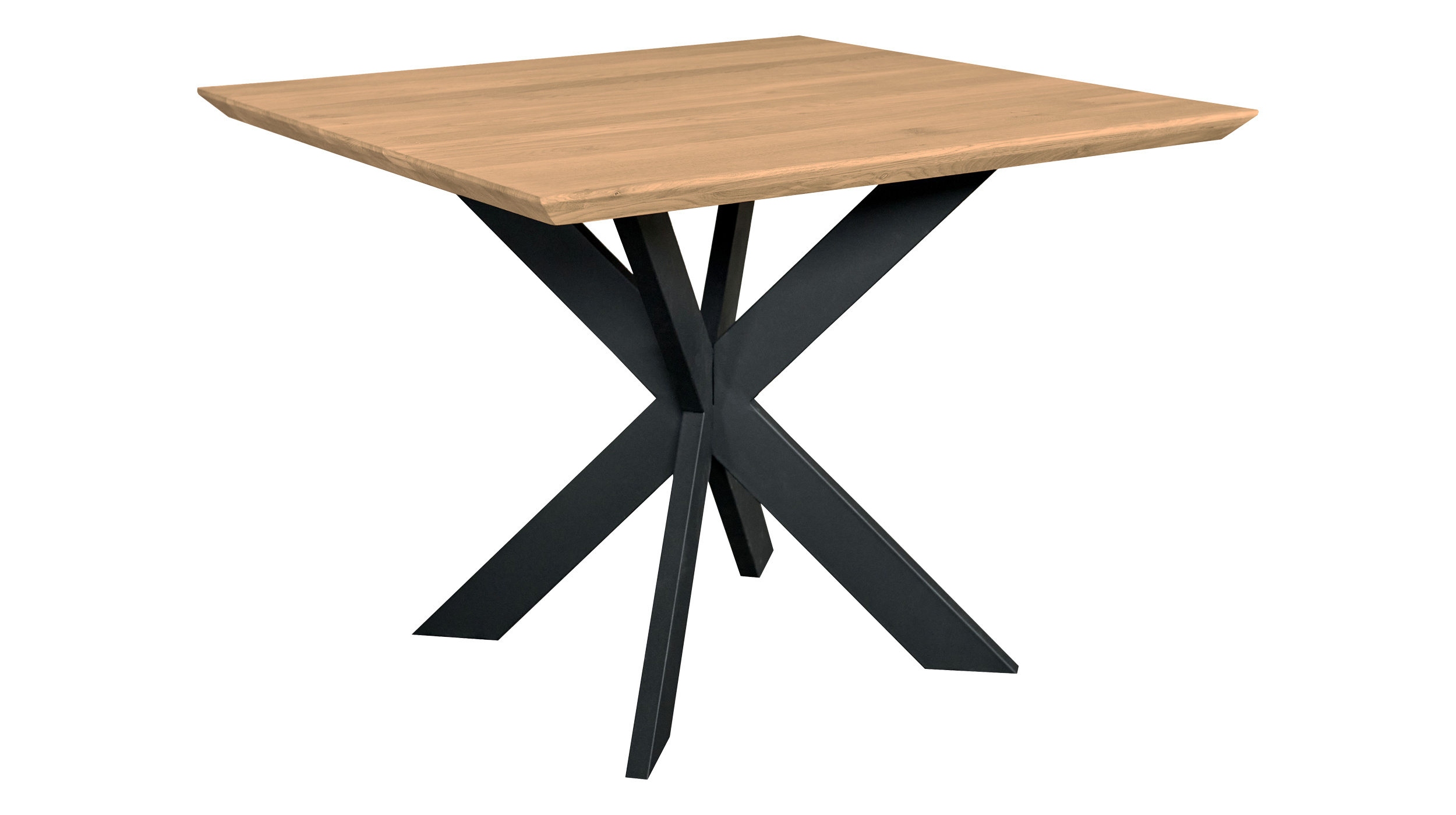 Esstisch Massivholztisch Eiche geölt 100 x 100 cm - TORIN