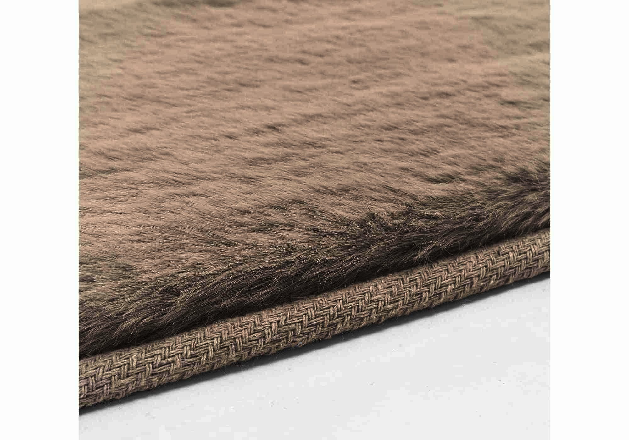 Festival Hochflor-Teppich taupe 160 x 230 cm - Soft Touch 900