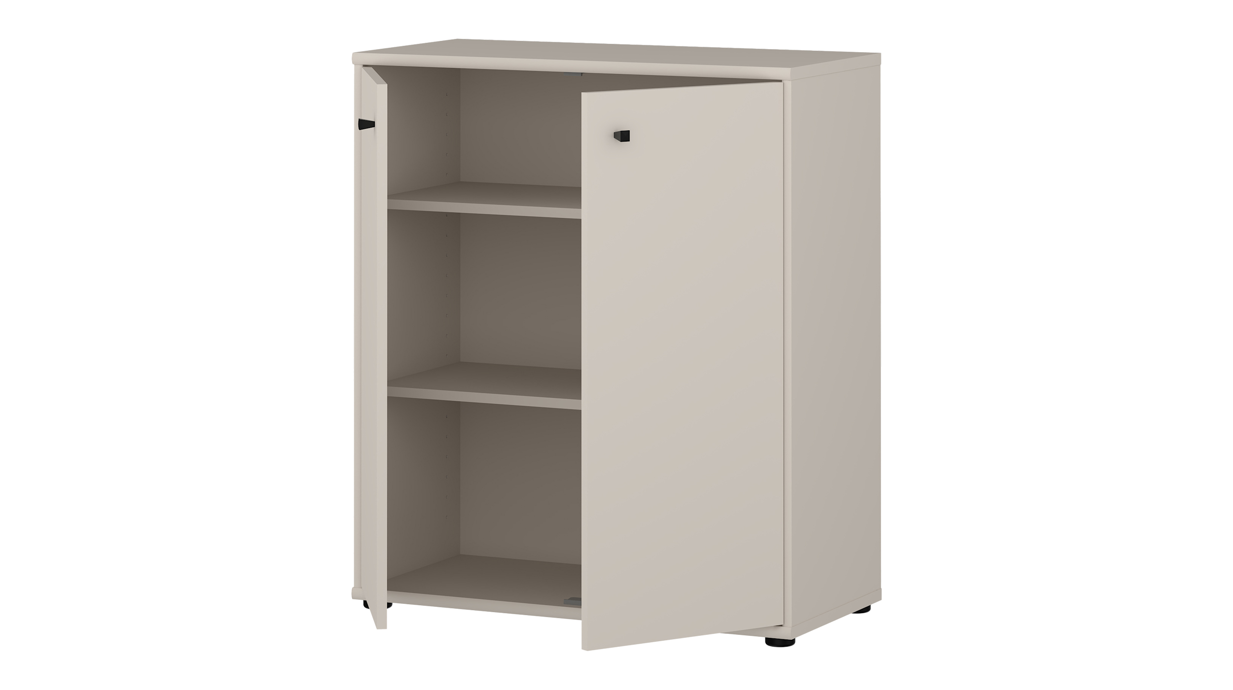 Kommode beige 86 cm - 2-türig - TEMPRA