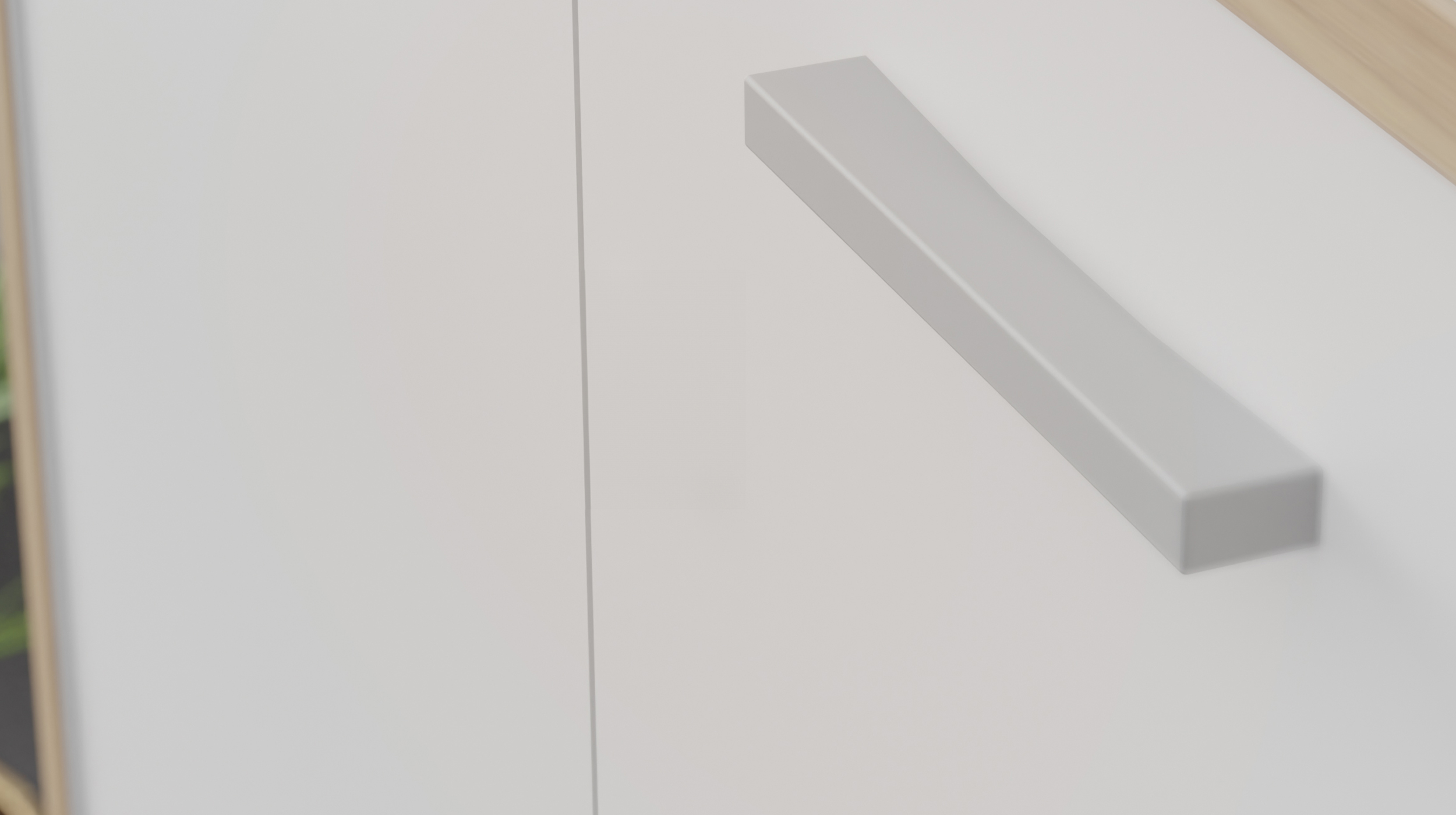 Mehrzweckschrank Artisan Eiche - weiß 85 x 226 cm - KEFLAVIK